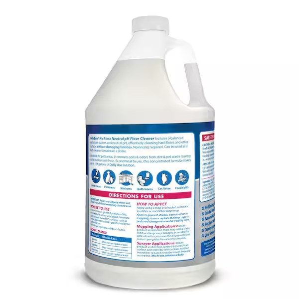 1 Gal. No-Rinse pH Neutral Floor Cleaner (2-Pack) NEW