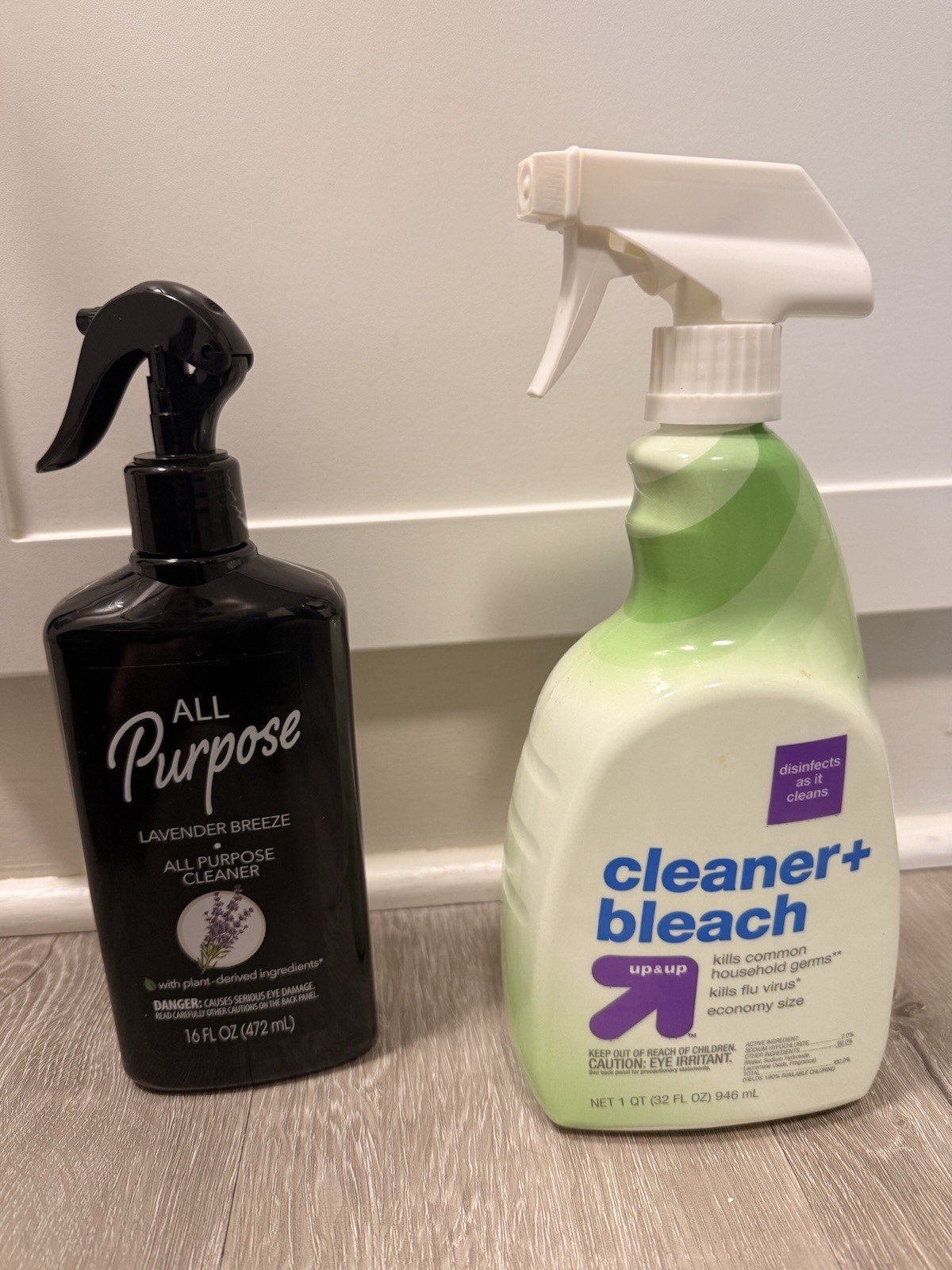 up & up Cleaner + Bleach and Lavender Breeze Spray All-Purpose