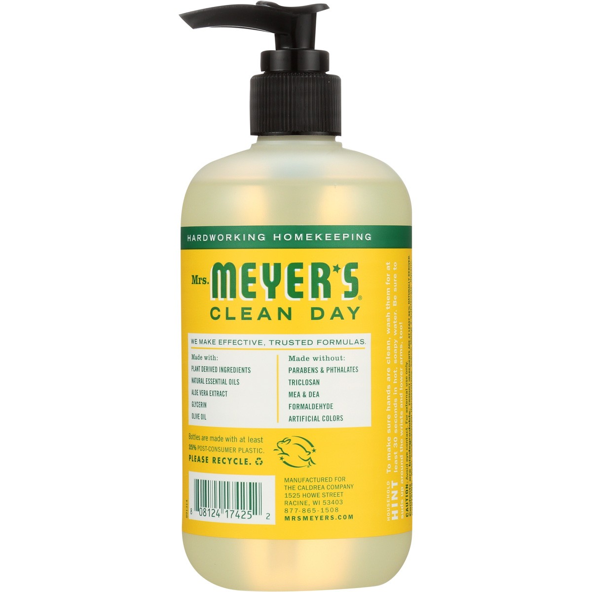 Mrs. Meyers Honeysuckle Scent Liquid Hand Soap 12.5 Fluid Ounce Oz 6 Pack
