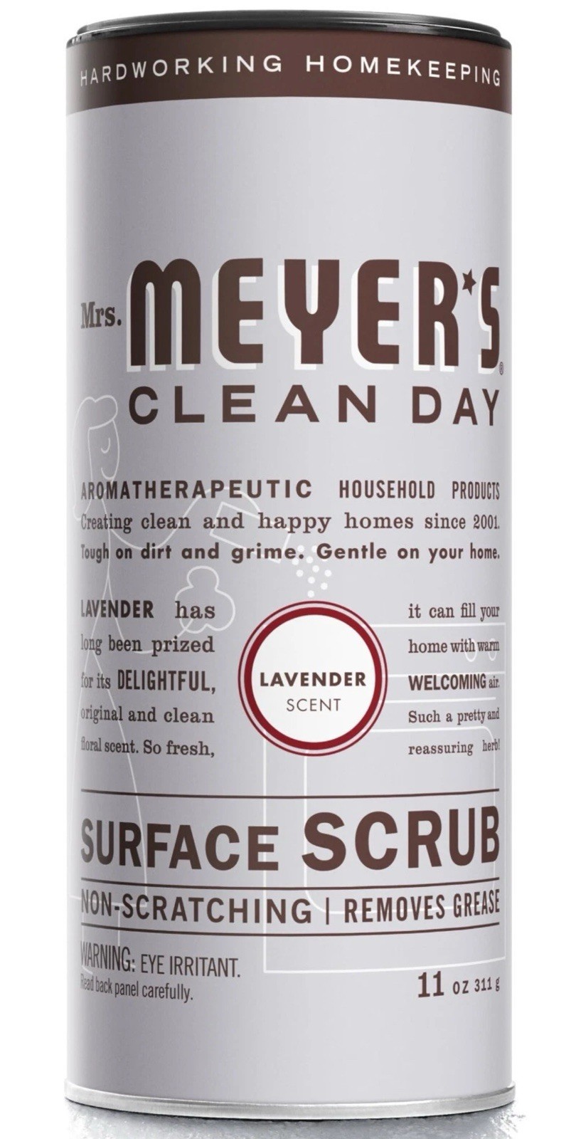 2x Mrs. Meyer’s Surface Scrub Lavender, 11oz. – Non-Scratching HTF