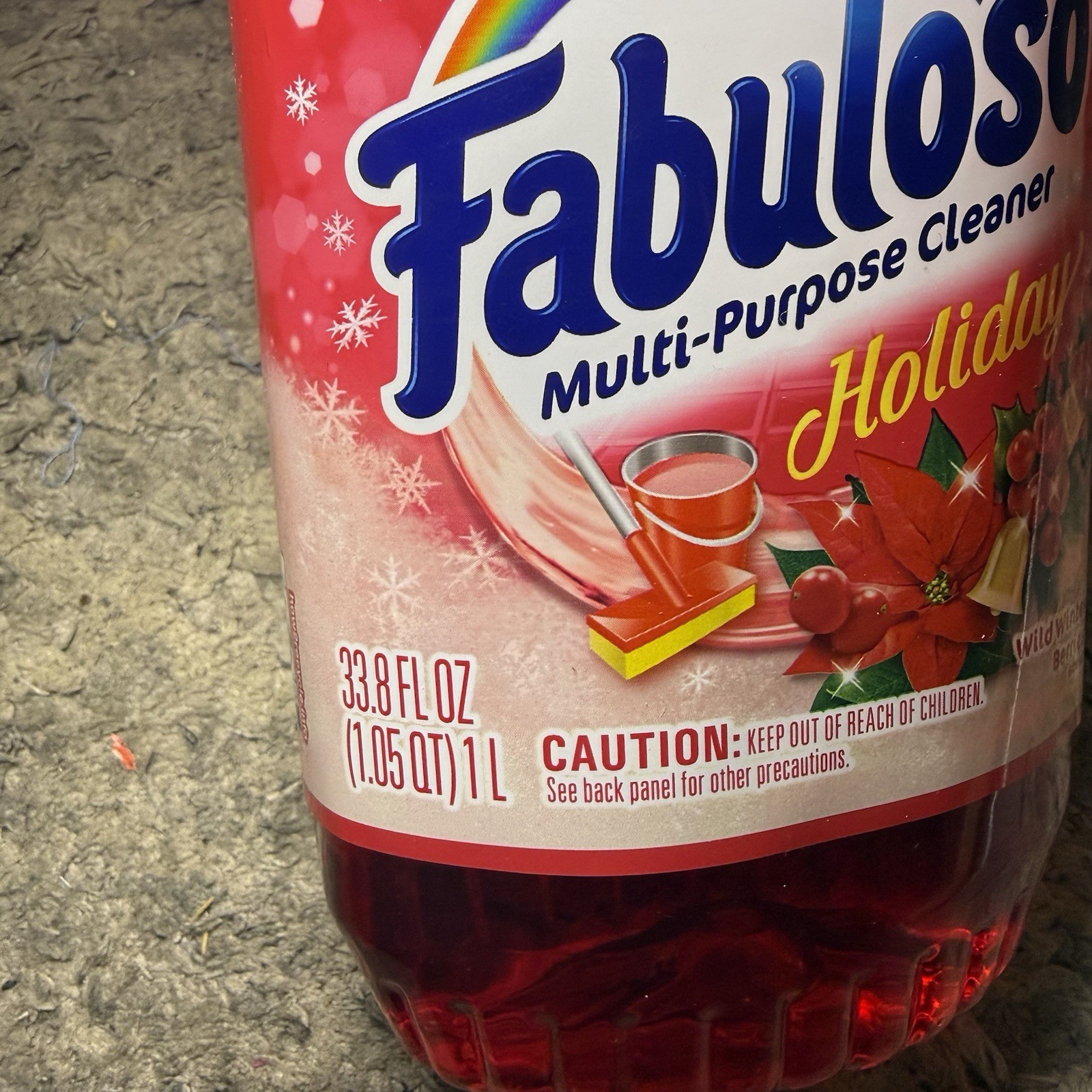 2 Pack Fabuloso Multi-purpose Cleaner Holiday Limited Edition Wild Winter 33.8oz