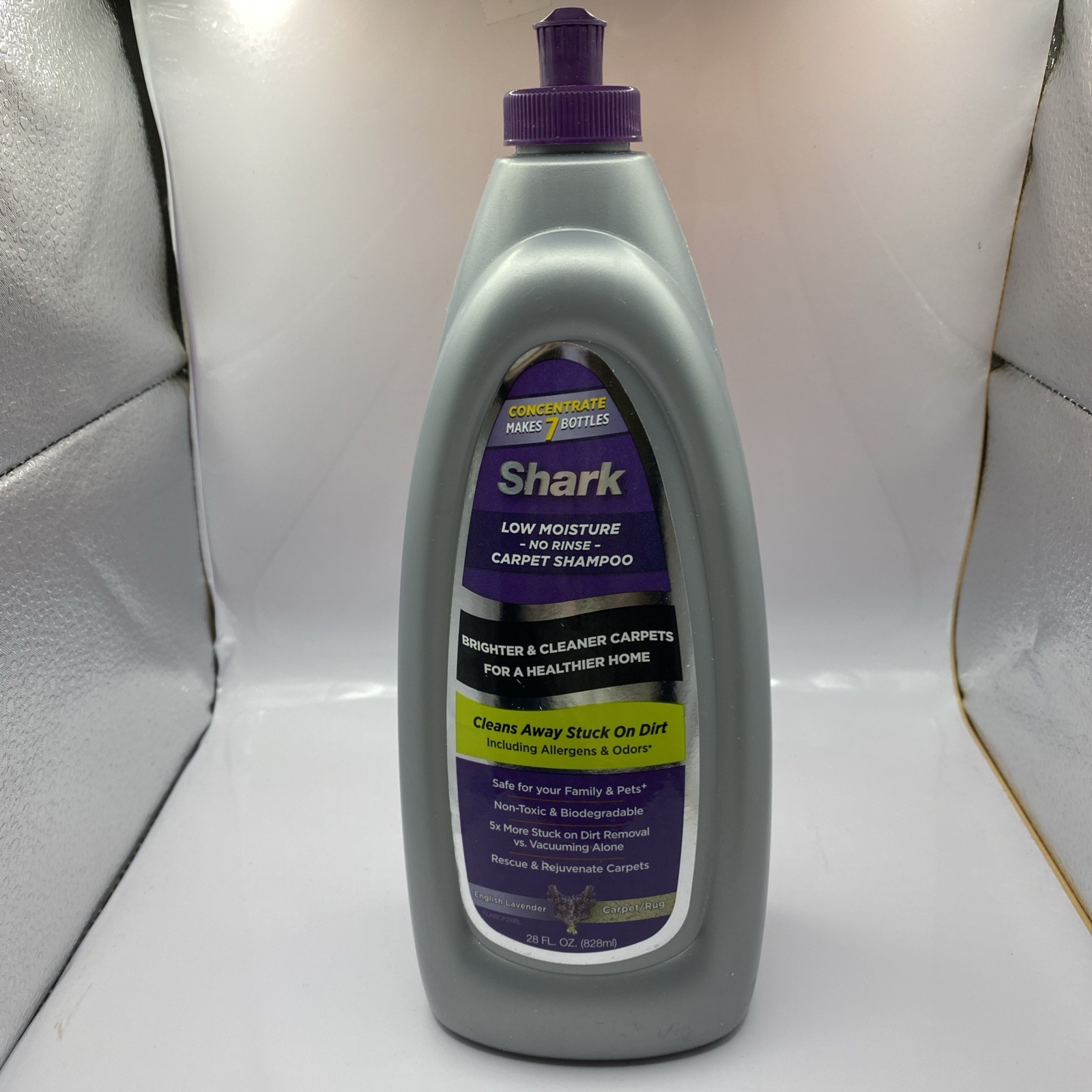Shark Low Moisture No Rinse Carpet Shampoo English Lavender 28 fl oz 80%
