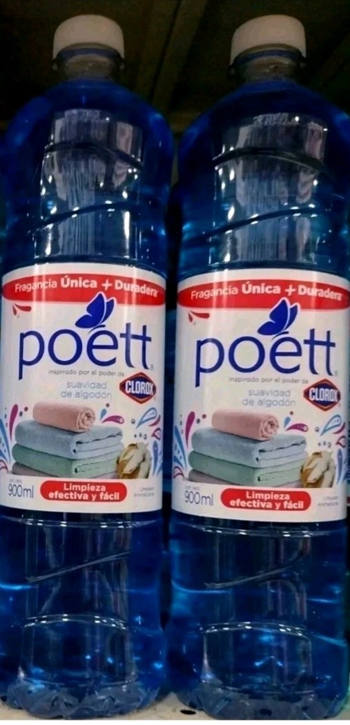 4X POETT COTTON SCENT CLEANSER ( SUAVIZDAD DE ALGODON LIMPIEZA ) 4 OF 900ml EACH