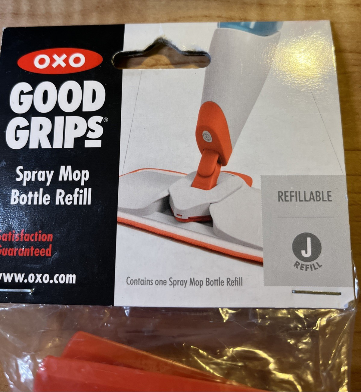 OXO Good Grips Spray Mop Bottle Scrubber J Refill 2-Pack 12170700