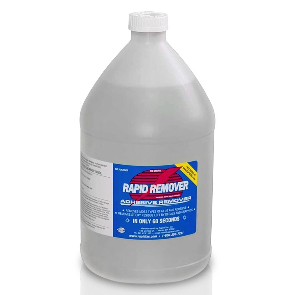 Rapid Adhesive Remover 1 Gallon Removes Vinyl Wraps Decals Graphics Stripes
