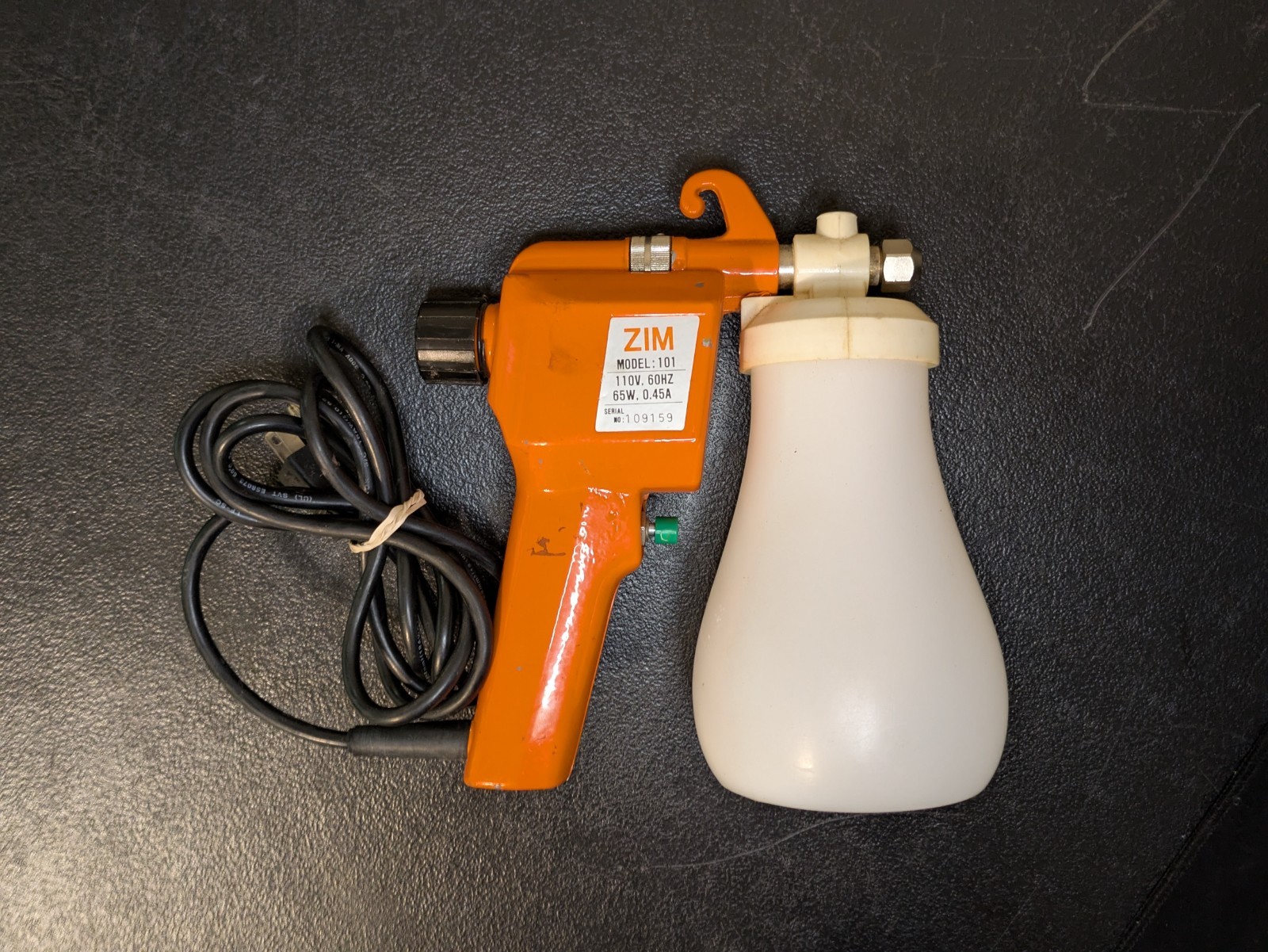 ZIM PULSAR MODEL 101 Electric Textile Spot Cleaning Spray Gun 110V CLEAN