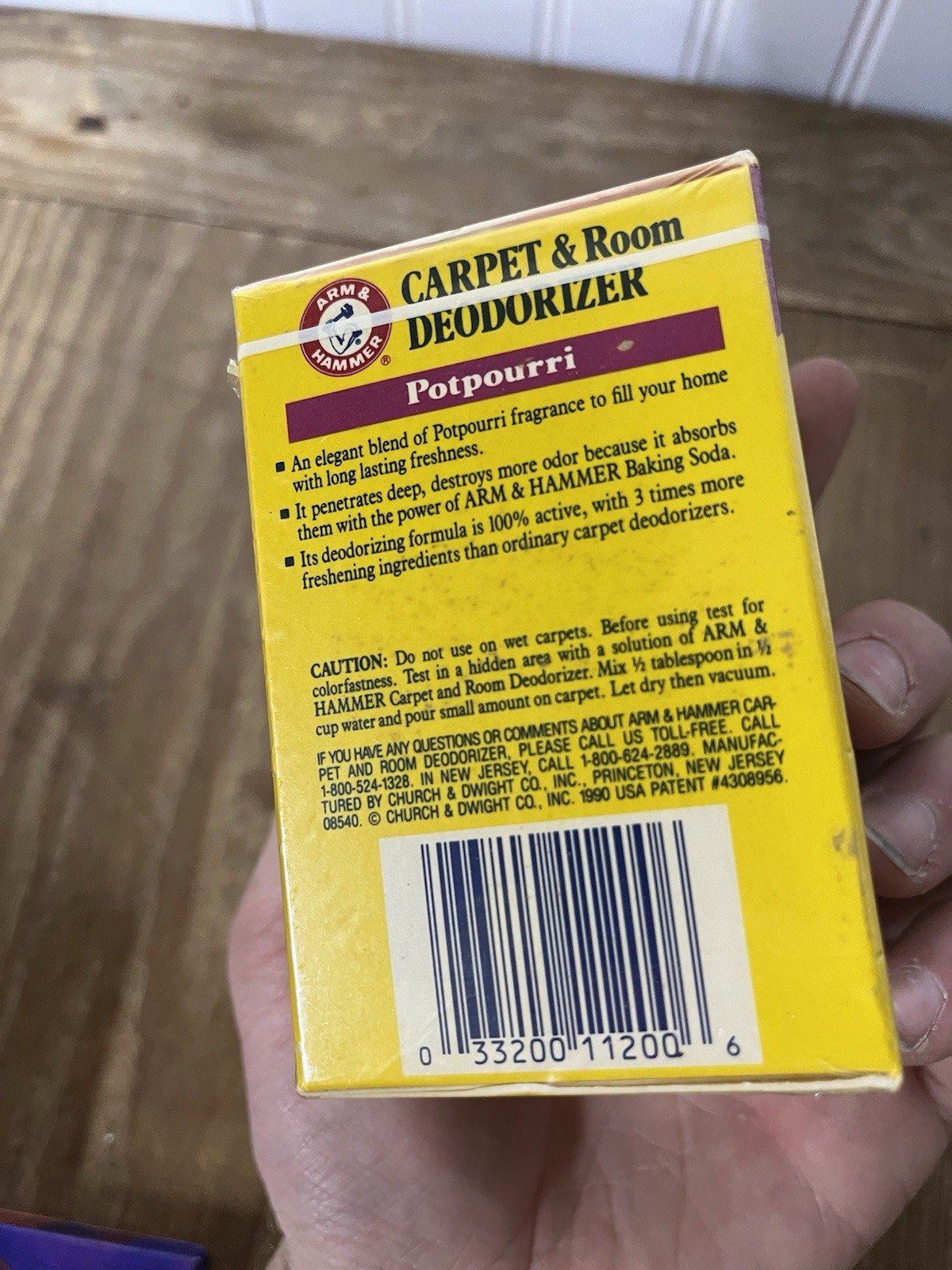 Vintage 1990 Arm And Hammer Capet & Room Deodorizer Potpourri 7oz NOS