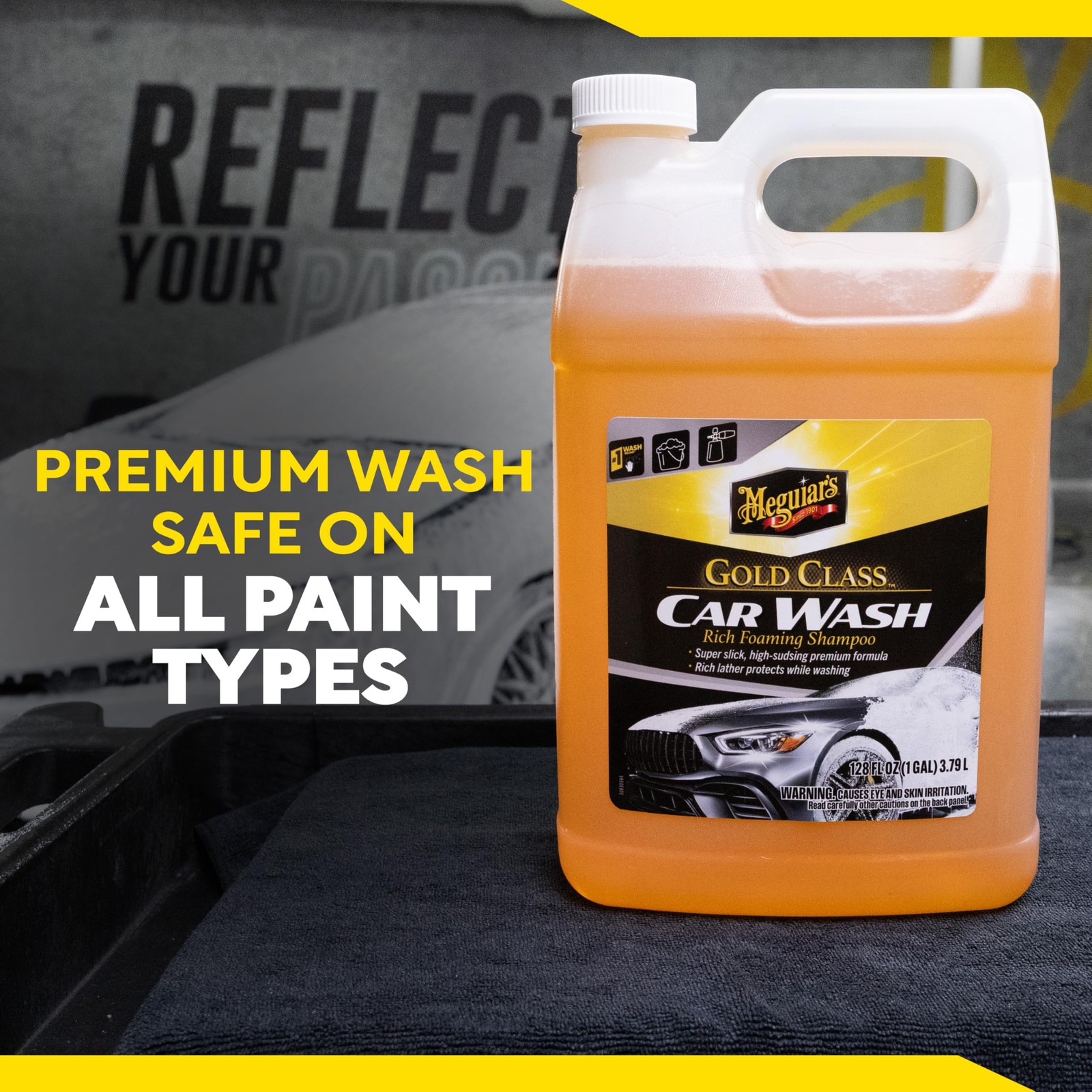 Gold Class Car Wash – Premium Foaming Car Wash Soap, High Gloss Finish, Safe …