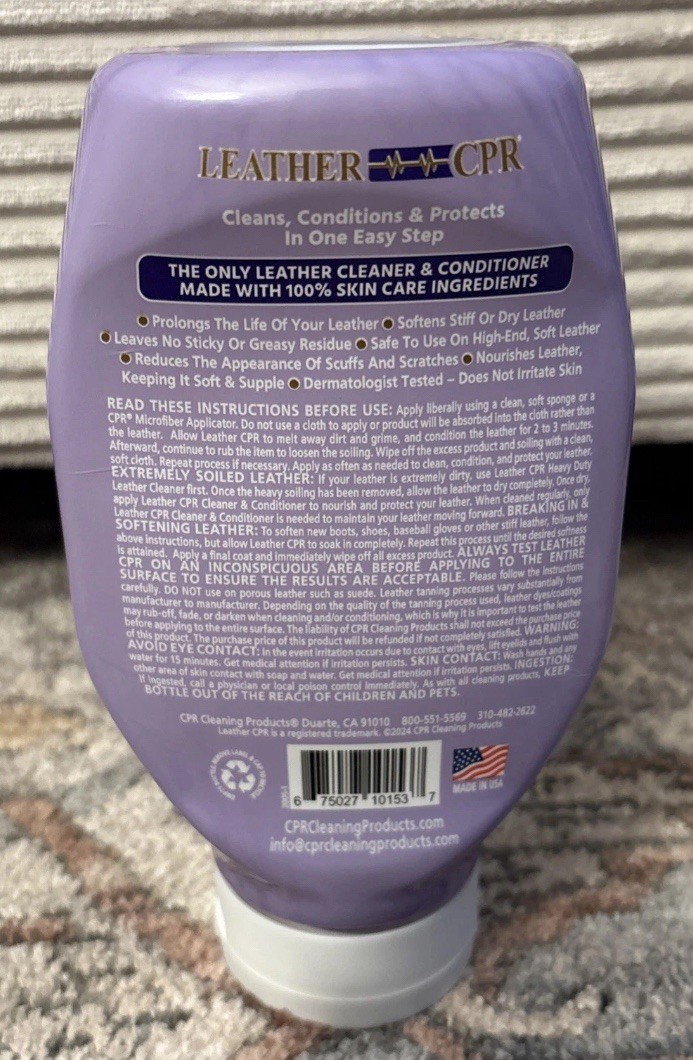 Leather CPR Cleaner & Conditioner (18 oz.) – Best Leather Cleaner