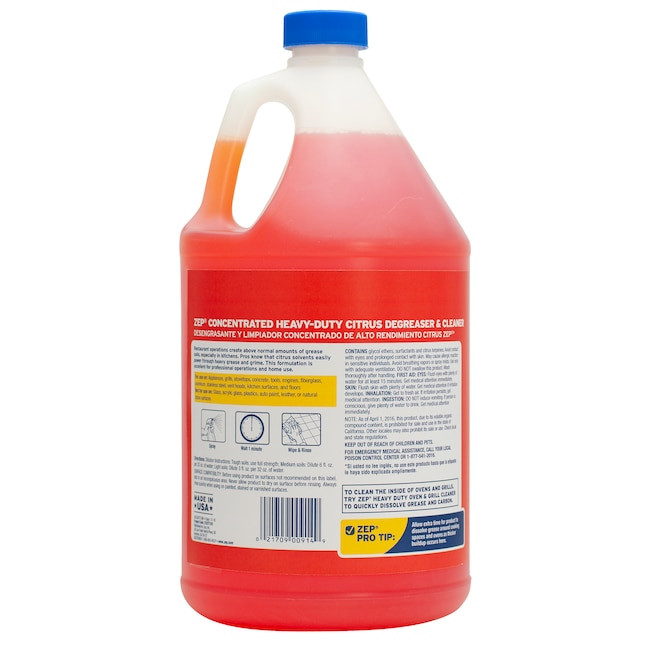 Zep Concentrated Heavy-Duty Citrus Degreaser Professional Restaurant-Grade