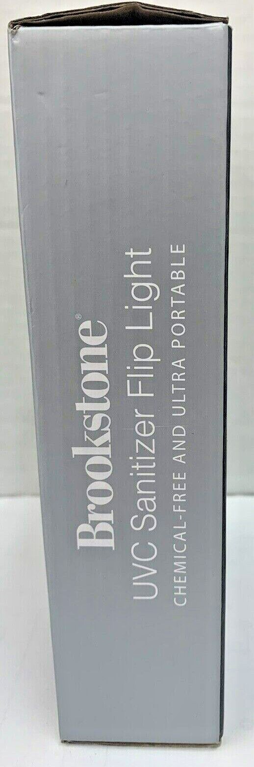 Brookstone UVC Sanitizer Flip Light, Chemical Free & Portable Eliminates 99.9%