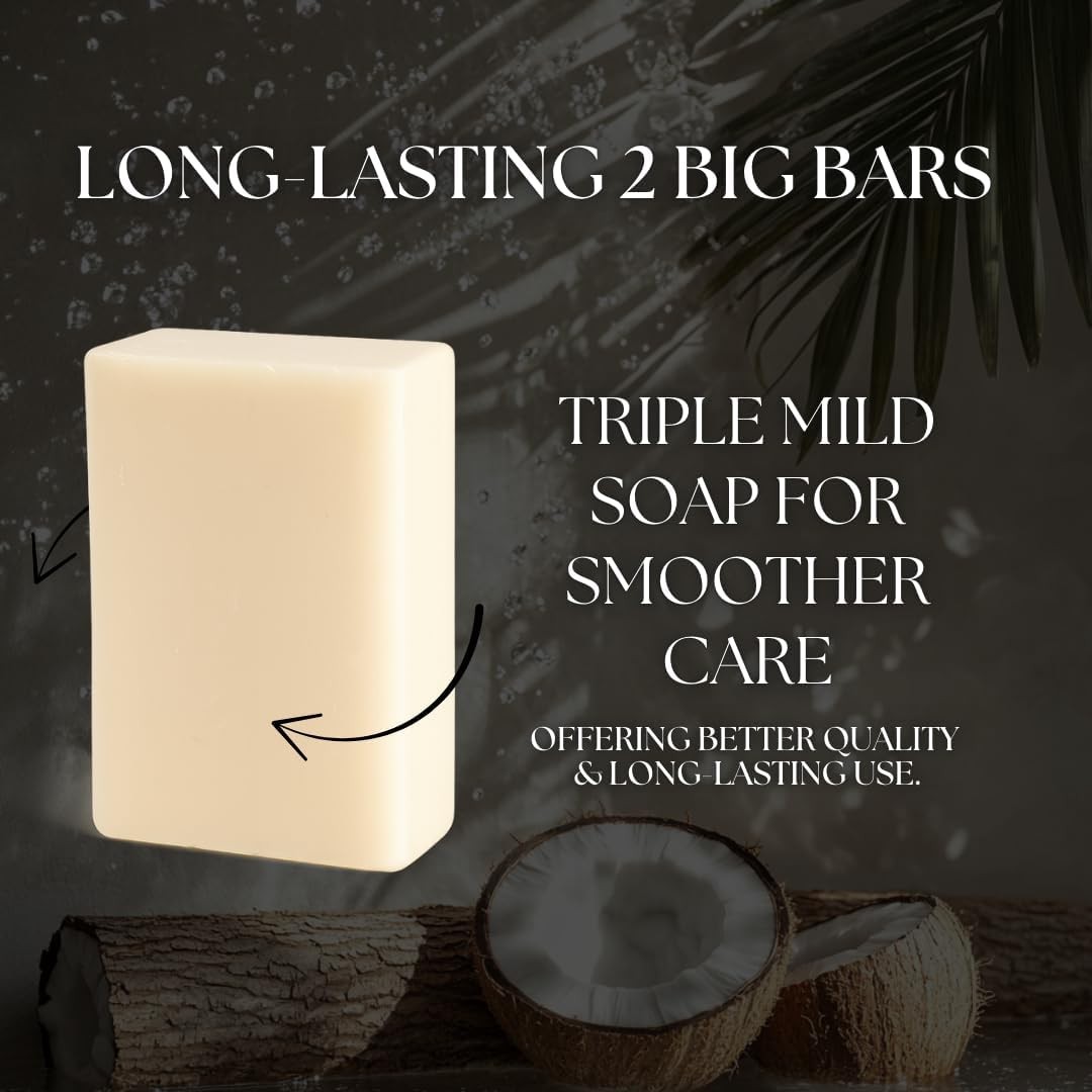 Unscented Bar Soap | Only 7 Ingredients | For Sensitive Skin, Face & Body