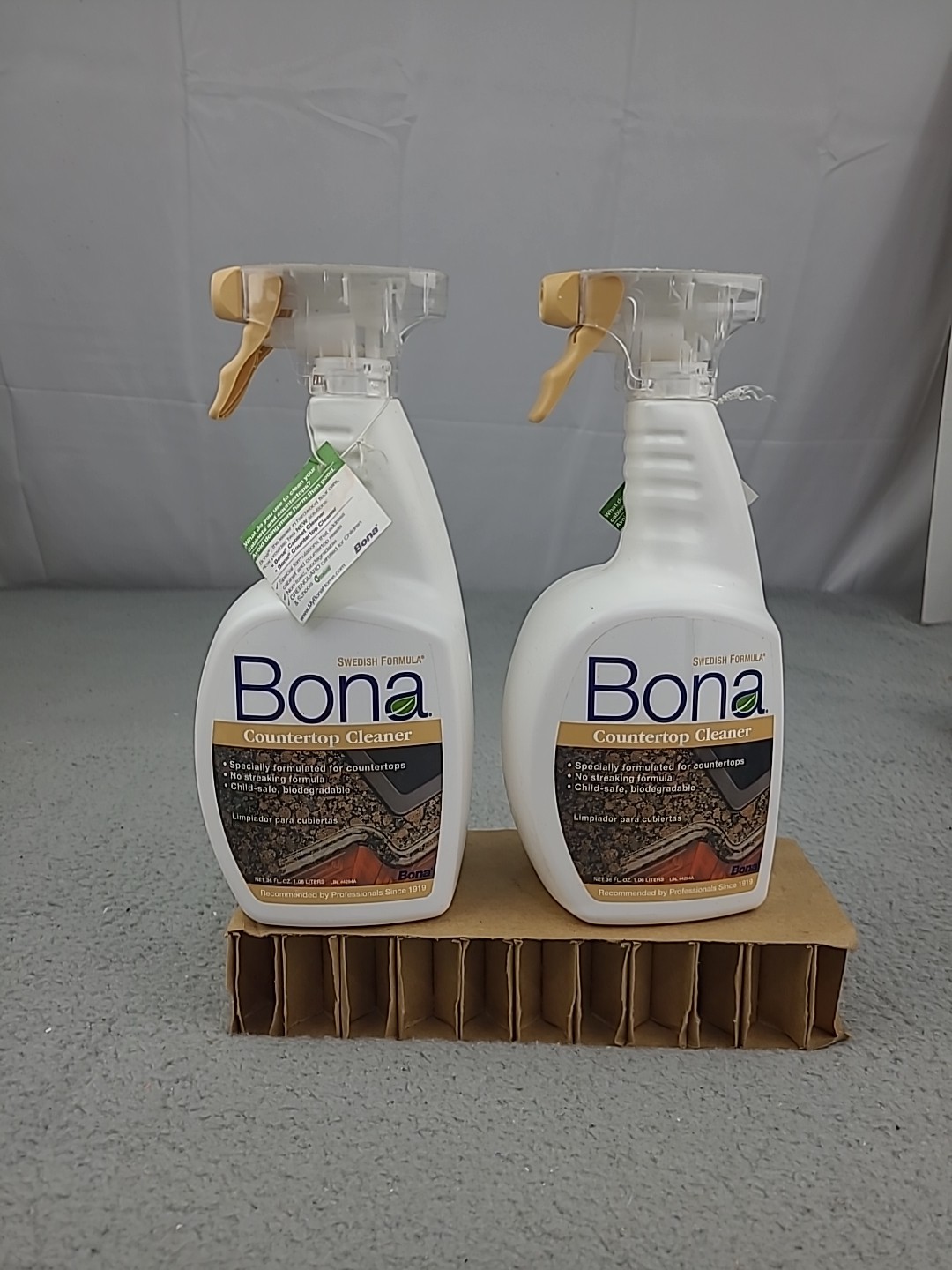 2x Bona COUNTERTOP CLEANER Swedish Formula 36 FL OZ Spray NEW