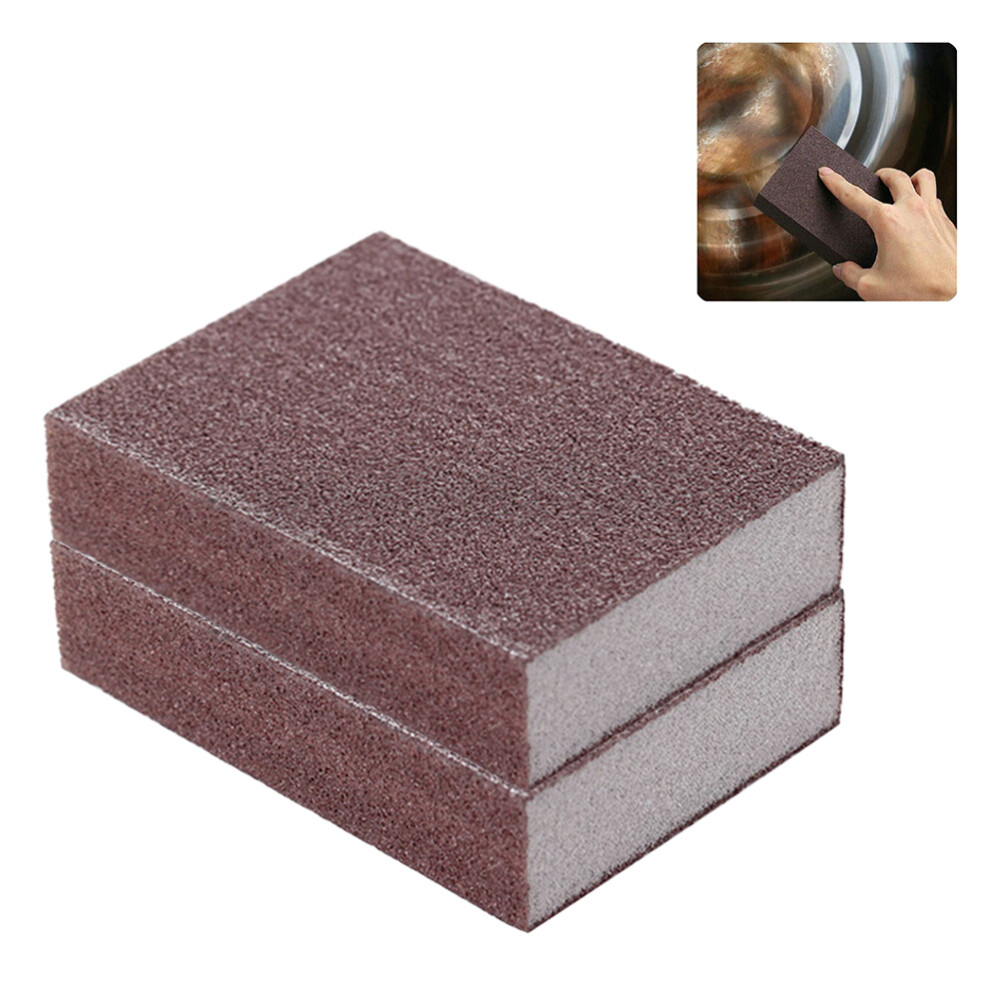 5pcs Washing Sponge Kitchen Sponge Cleaning Rust Scrubber Sanging Sponge Sponges