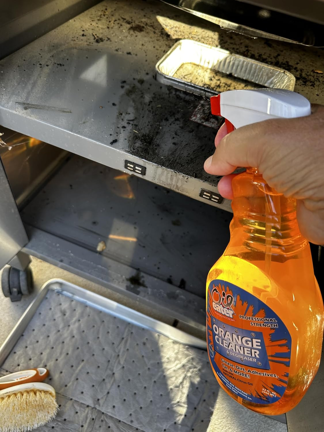 ORANGE Premium Cleaner and Degreaser – 32Oz – for Grease, Tar, Adhesive, Dirt –