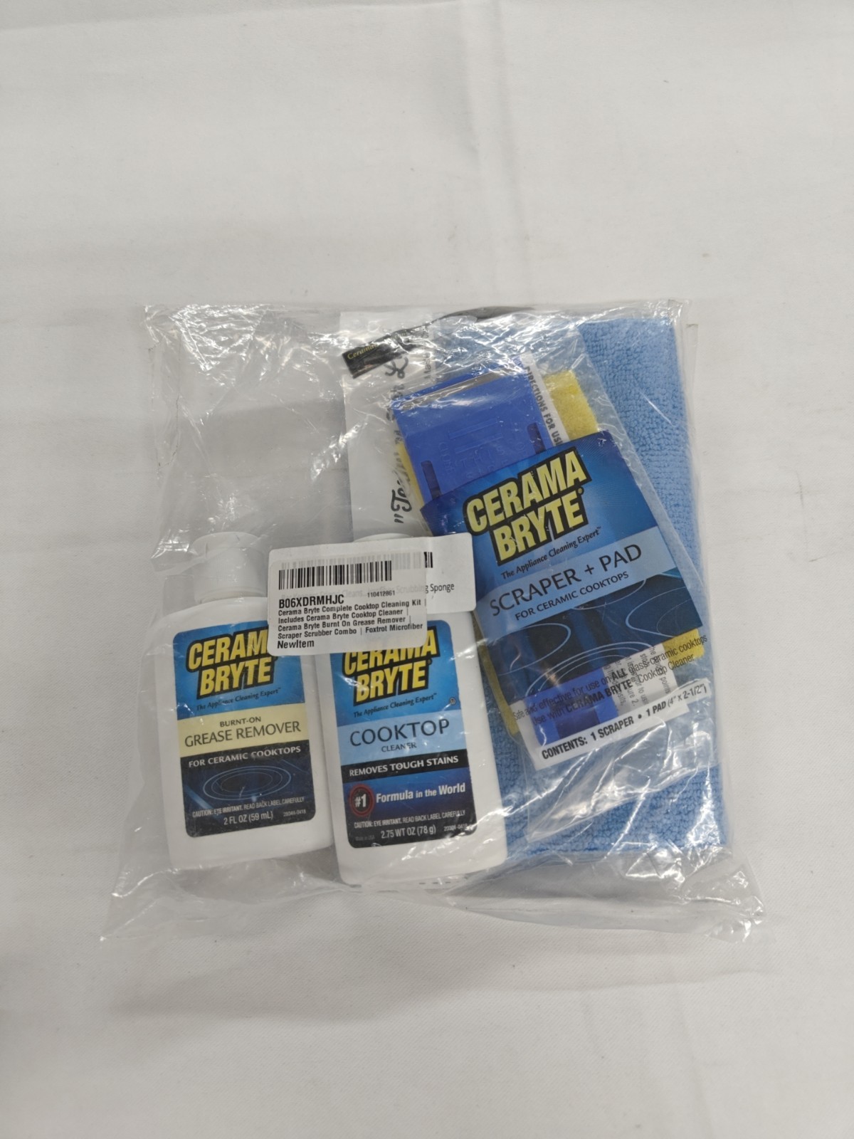 Cerama Bryte Complete Cooktop Cleaner Kit – Includes Cerama Bryte Glass Stove…