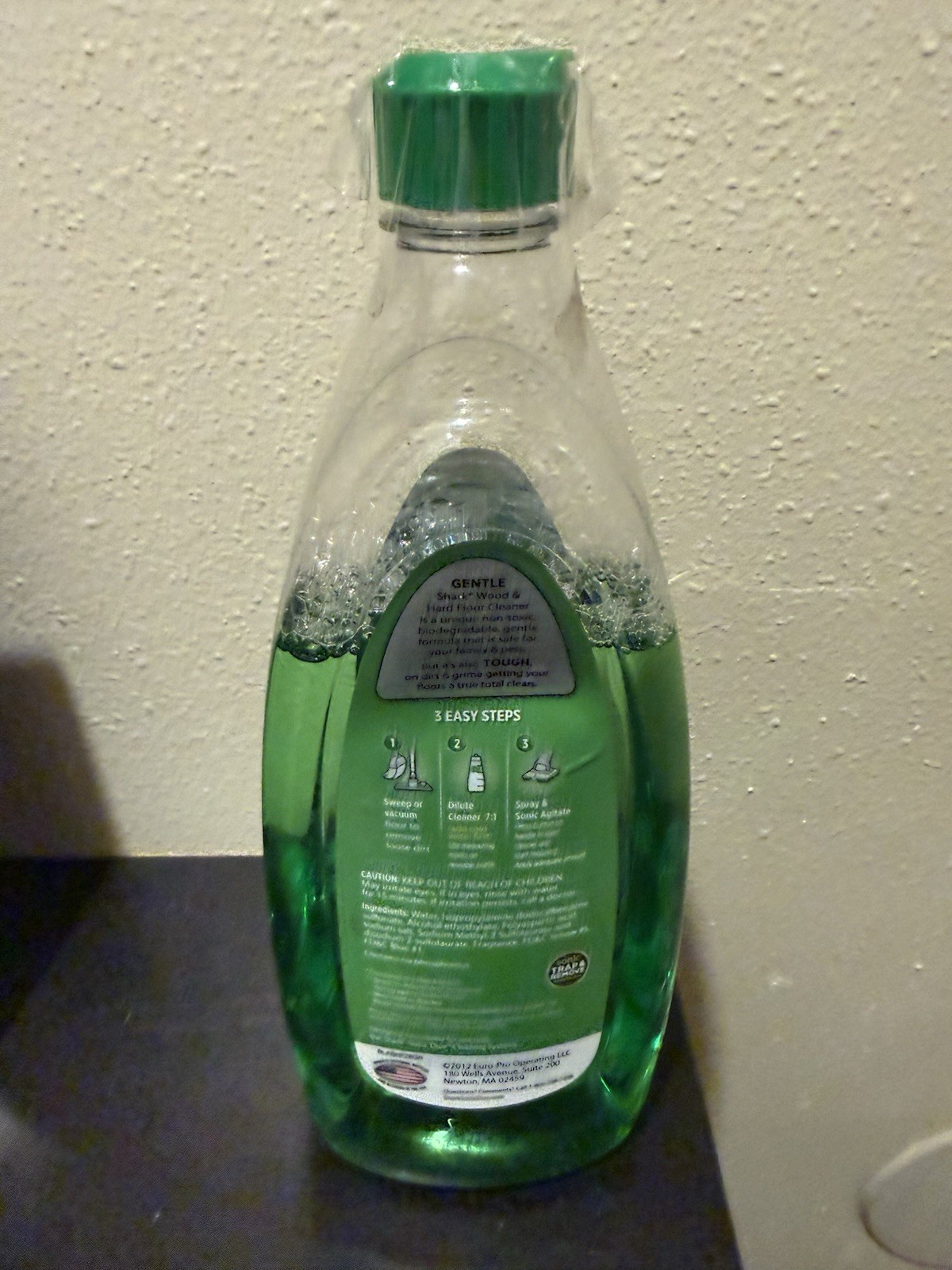 (1) SHARK Wood & Hard Floor Cleaner Sonic Duo CONCENTRATE Italian Citrus USED