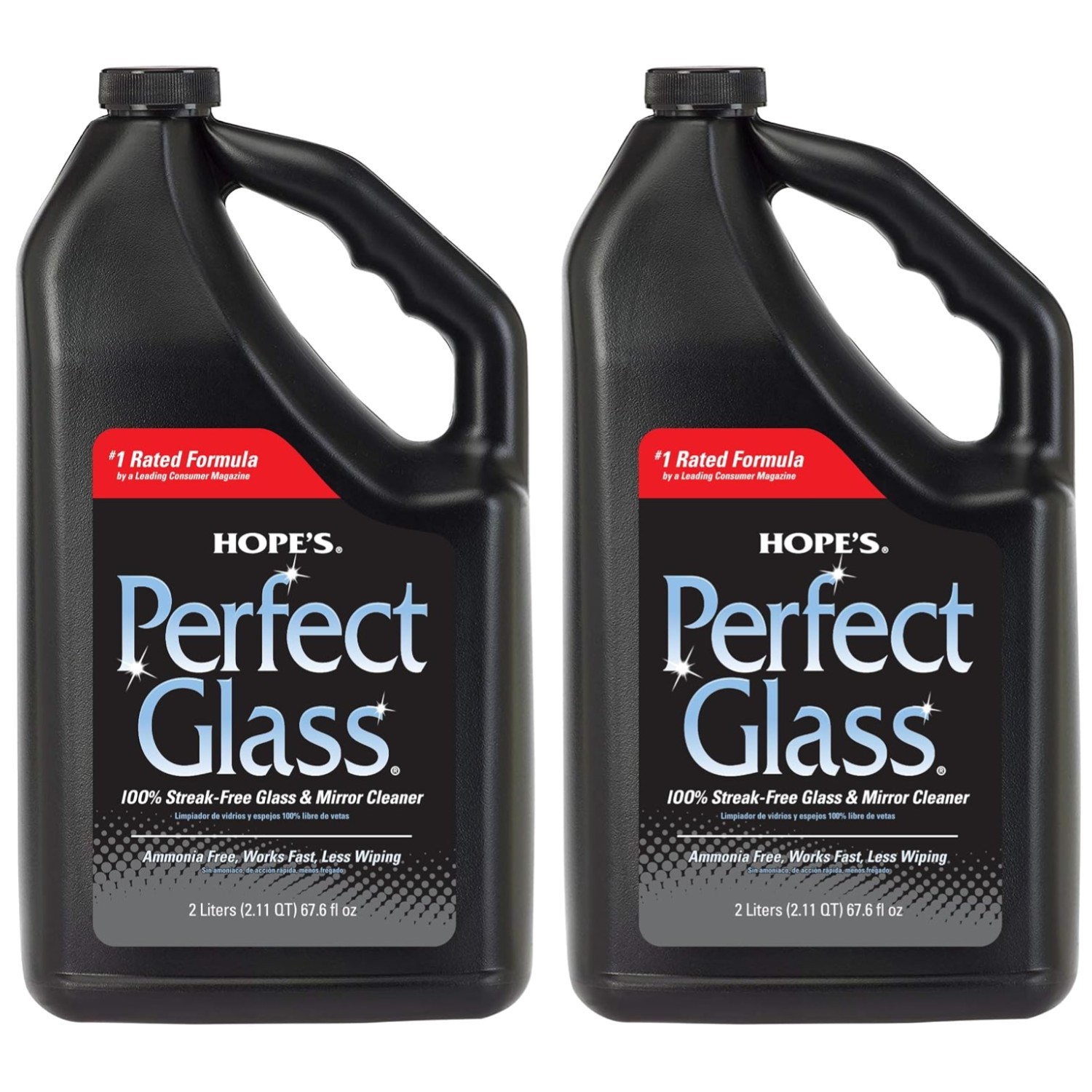 Screen & Window Cleaner Spray, Residue-Free, 67.6oz x 2