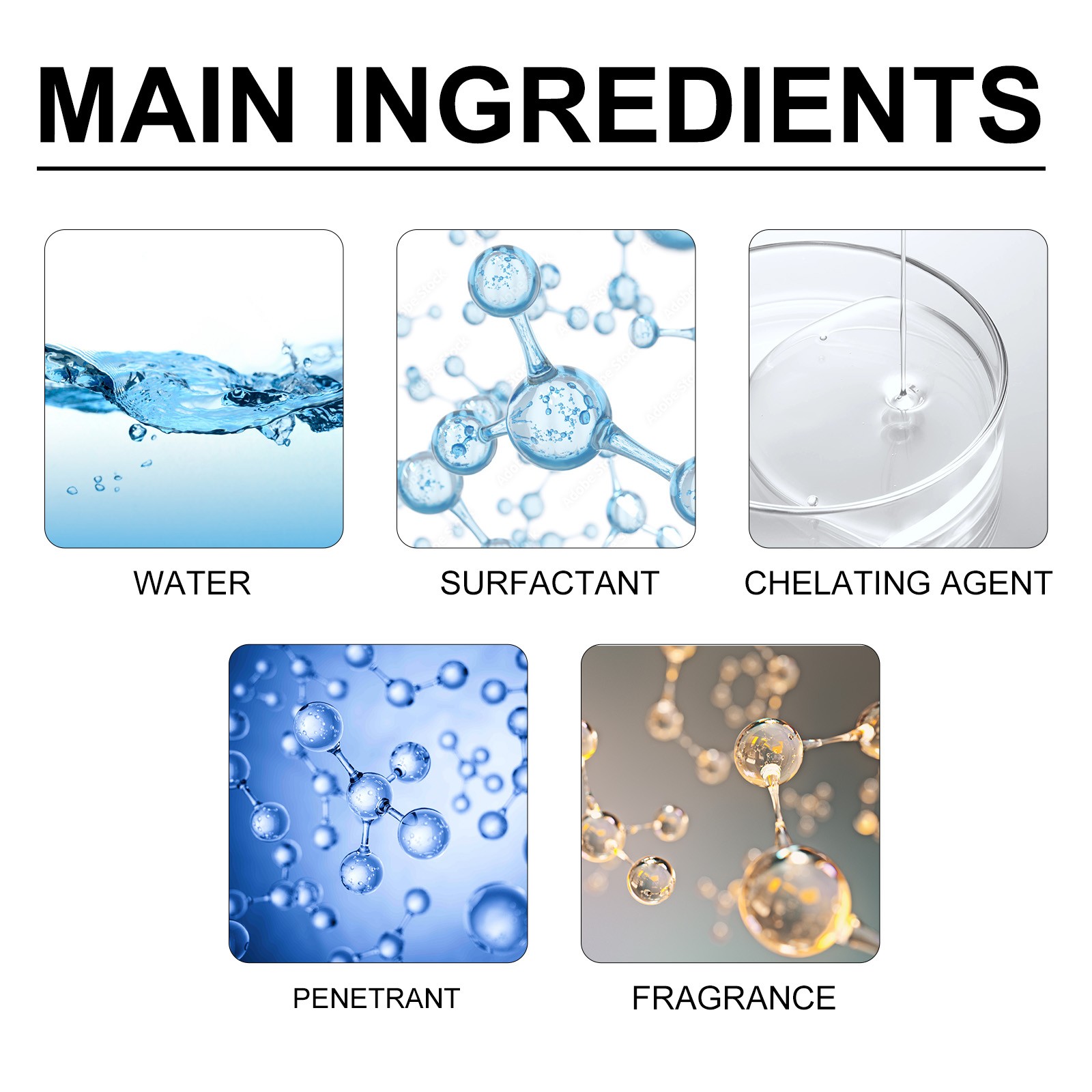 Glass Cleaner Kit Rain Repellent Water Spot Remover Oil Film Bug Wash