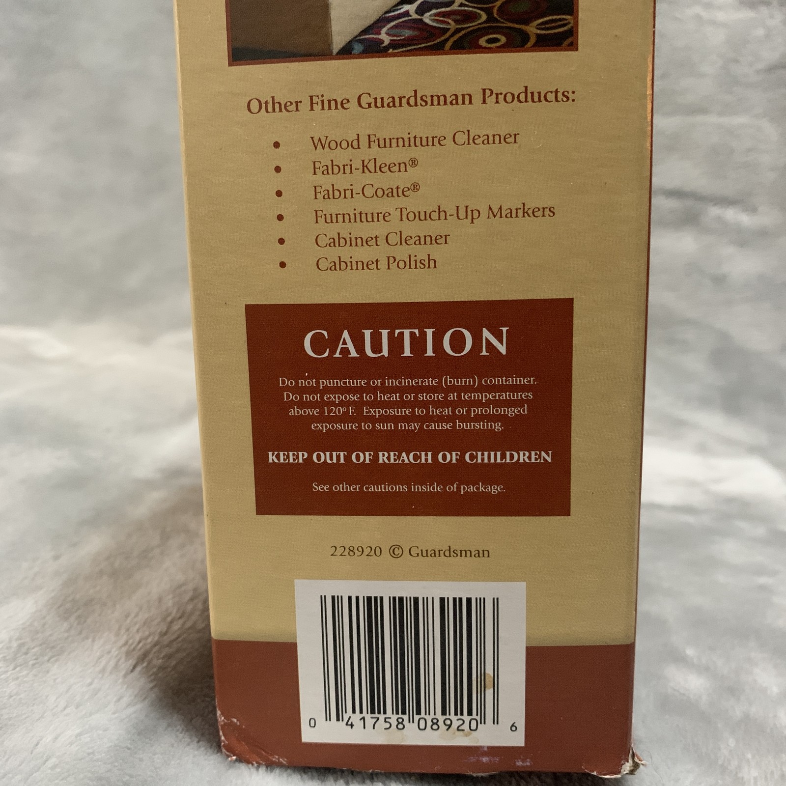 Guardsman Leather Furniture Care Kit Cleaner Protector Wipes Polish Dusting