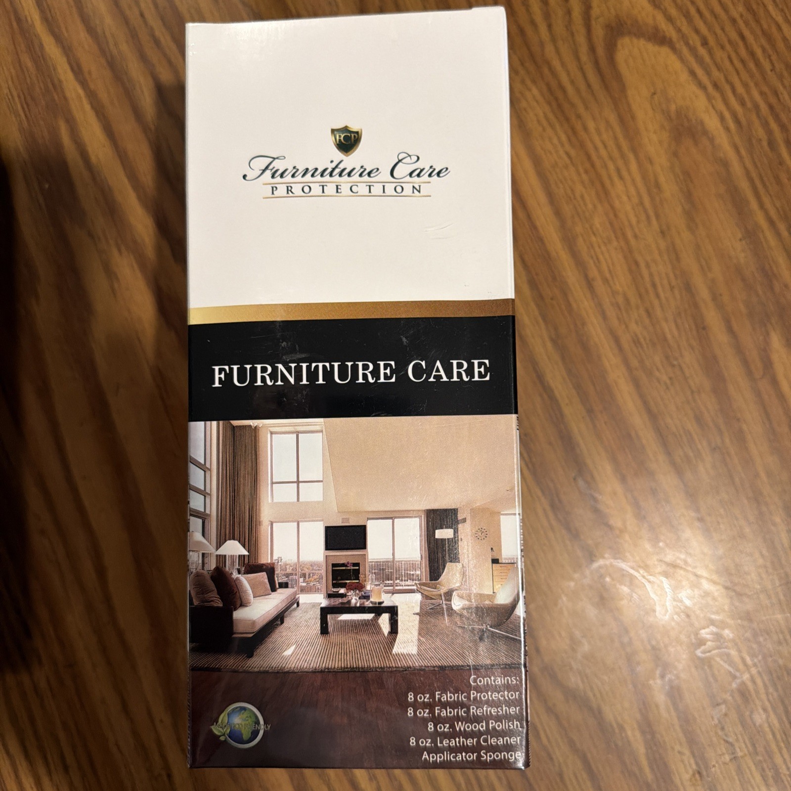 New in box FURNITURE CARE PROTECTION Combo Set Leather, Fabric Wood Cleaner
