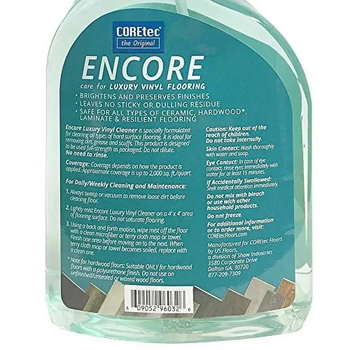 Coretec The Original Encore Care For Luxury Vinyl Flooring