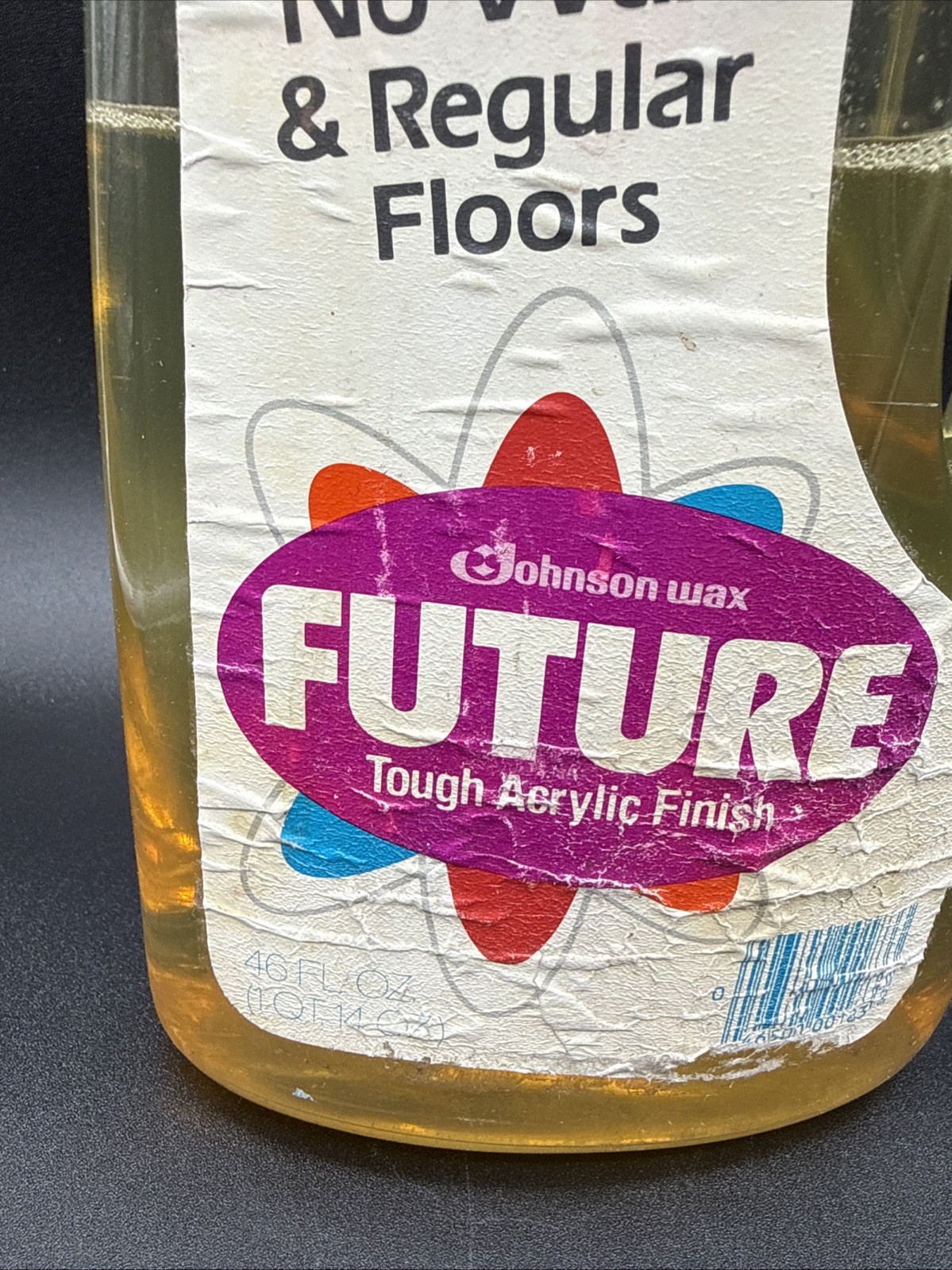 Vintage Future No Wax Floor Shine 1980 SE Johnson 46 oz ~75% full