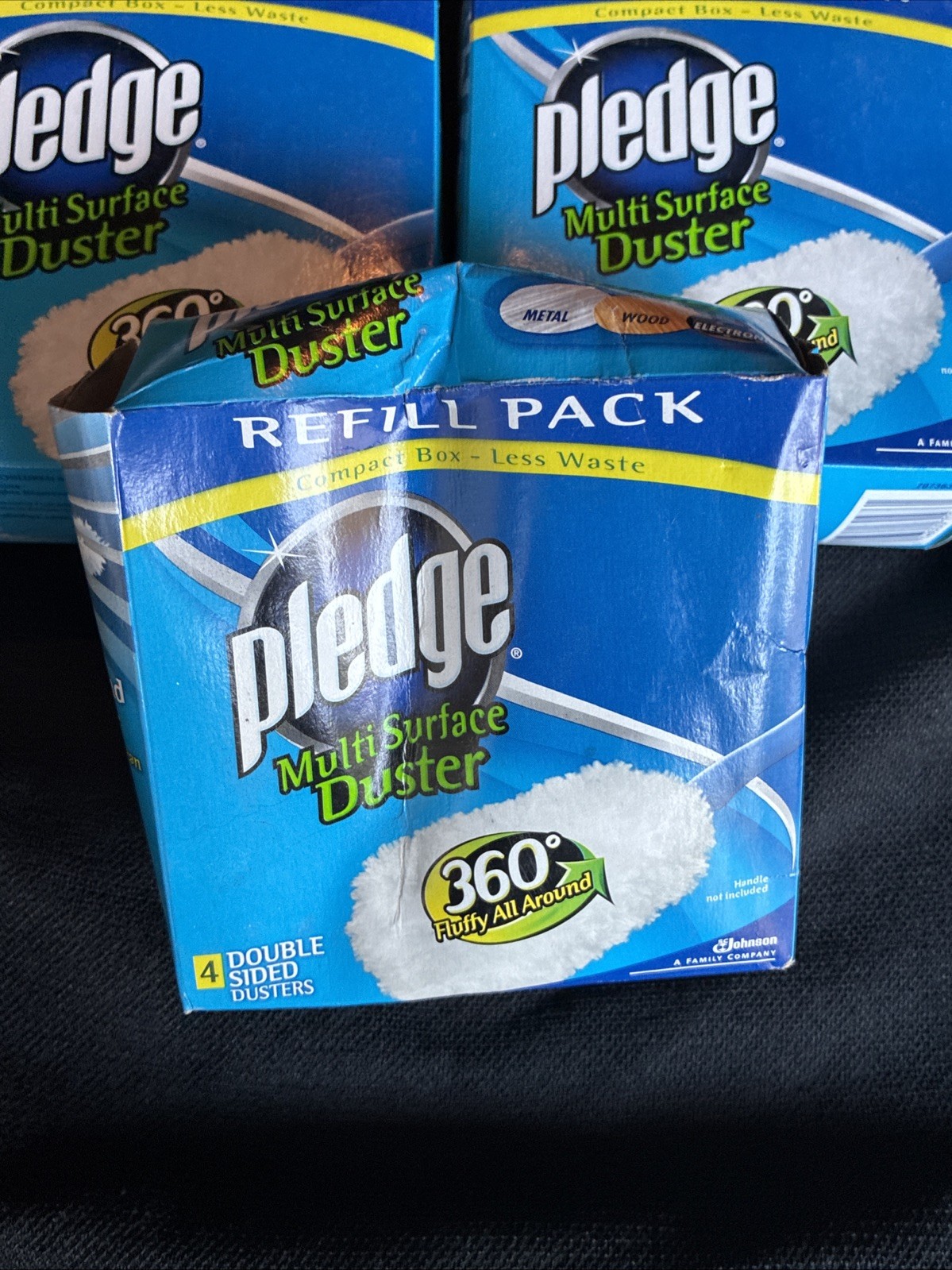 3 Pledge Multi Surface Duster Refill Packs 12 Total