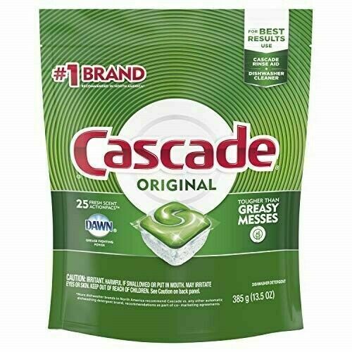 Cascade 80675 Original Fresh Scent ActionPacs, 25ct. FREE SHIPPING