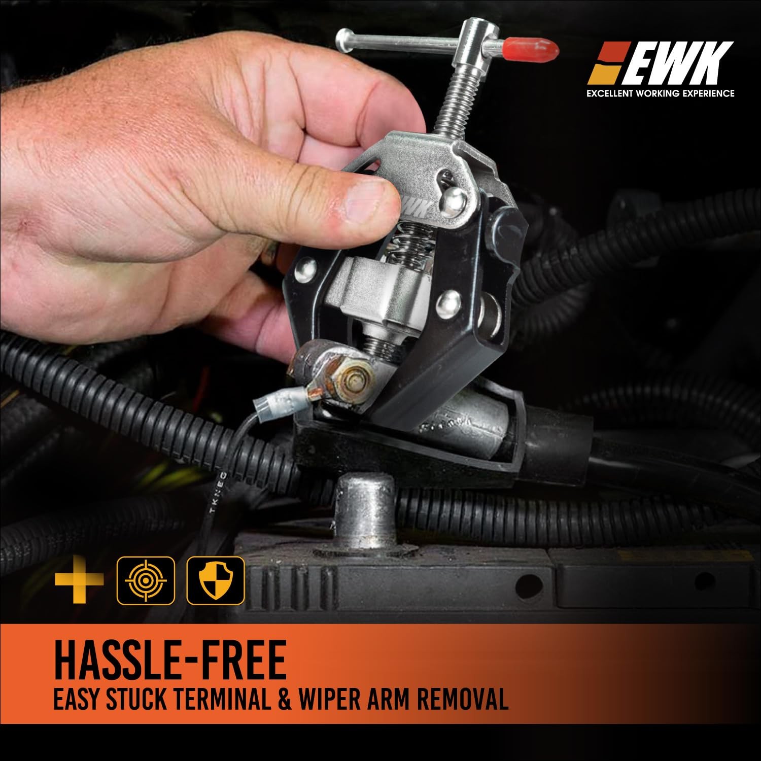 EWK 8-30mm (5/16″ to 1 3/16″) Battery Terminal and Wiper Arm Removal Tool,…