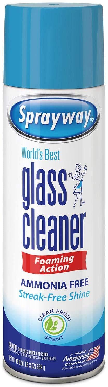 Sprayway 443331 Ammonia Free Glass Cleaner, 19 Oz. (4-Pack) (Packaging May Vary)
