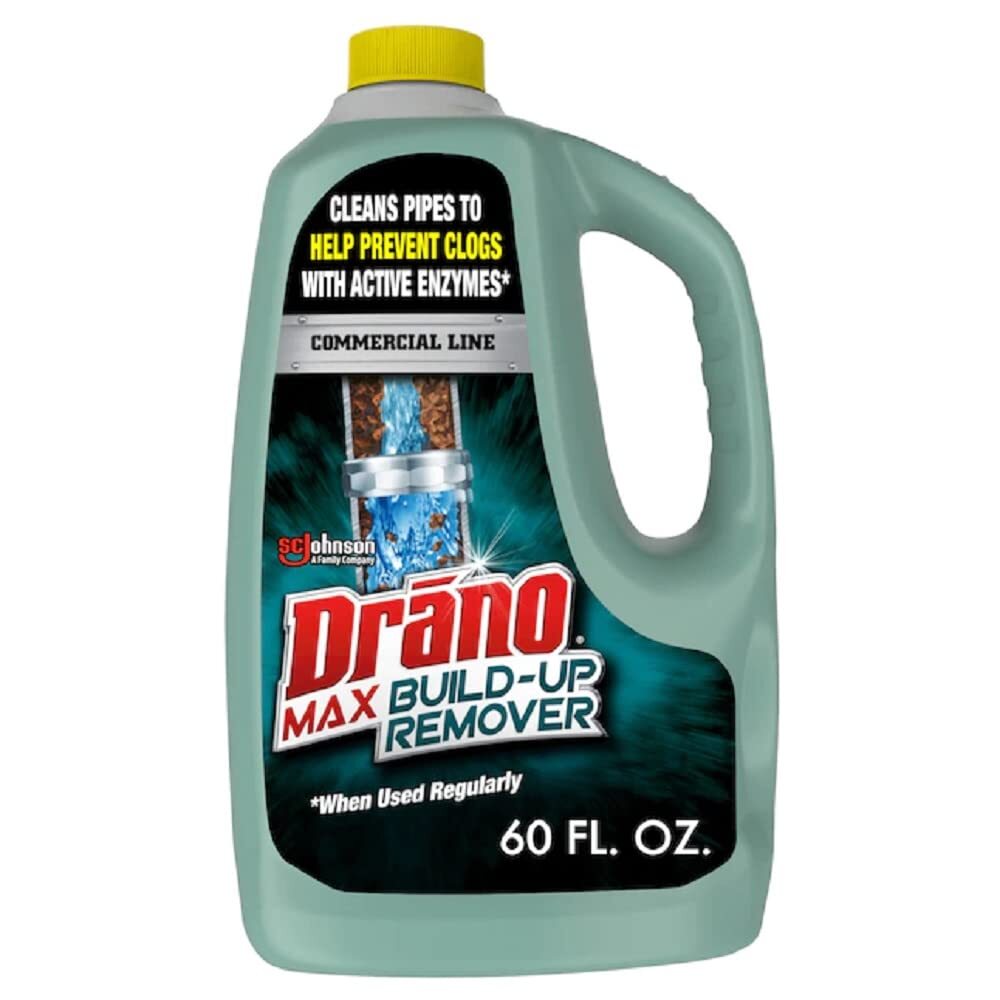 Drano Max Build Up Remover 60 Fl Oz Prevents Clogs Safe For Pipes Monthly Use