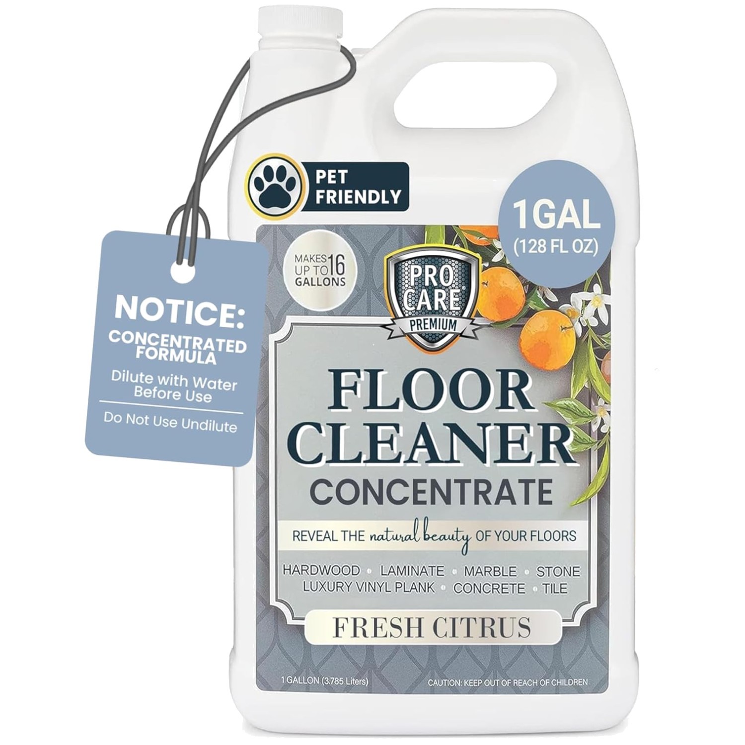 No Rinse Citrus Floor Cleaner – Household Cleaning Solution