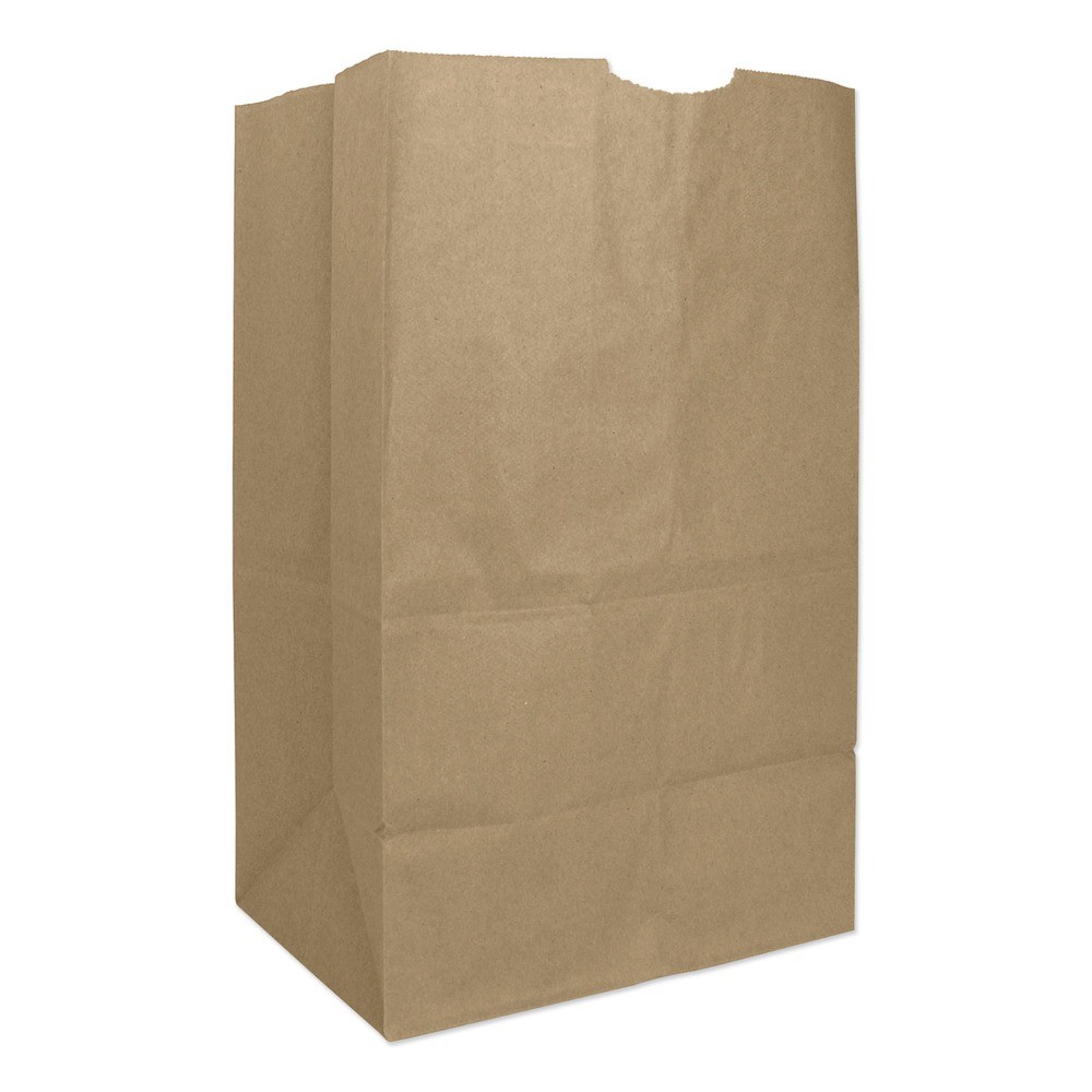 Paper Bags & Sacks GH20S #20 Squat Size Grocery Paper Bags – Kraft (500/BD) New