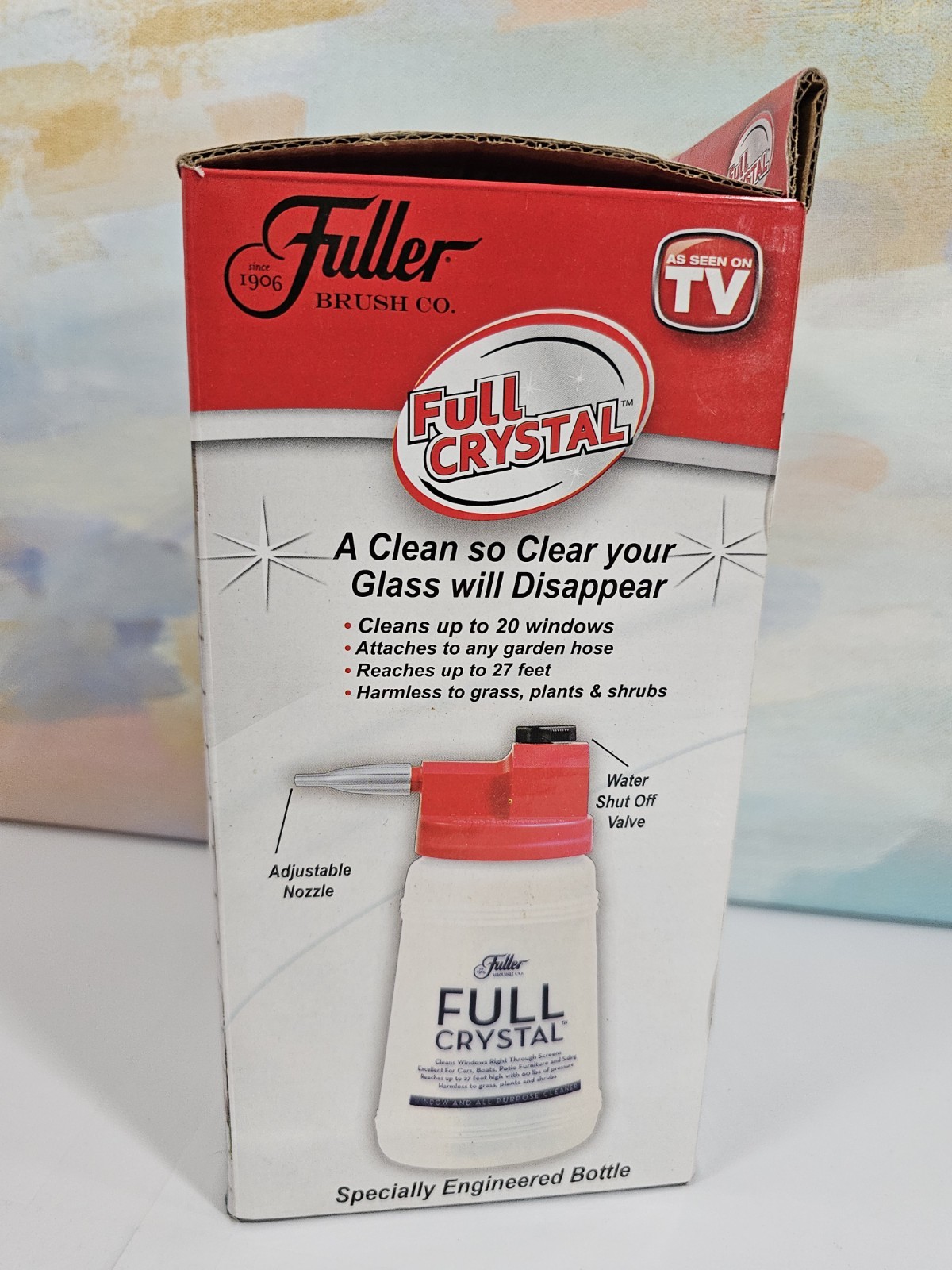 Fuller Brush Co. Full Crystal Window Cleaner Refill Box *1x Cleaner Packets*