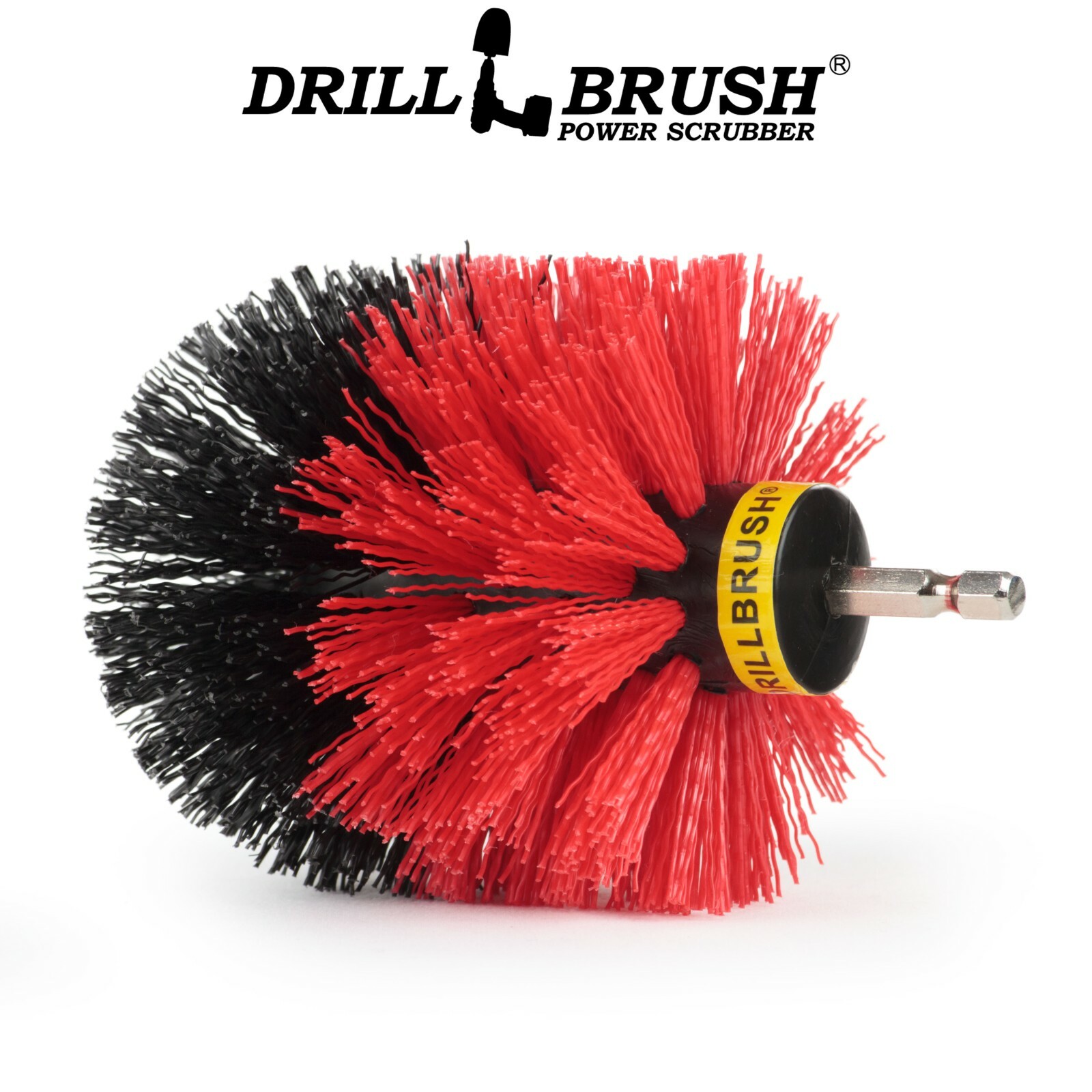 Original Drillbrush Power Scrubber Heavy Duty Stiff Bristle Nylon Scrub Brush