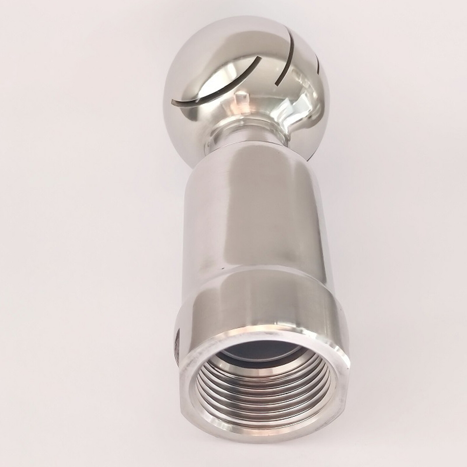 304 Stainless Steel Rotating Tank Washing Nozzle CIP Rotary Spray Ball 360°Clean