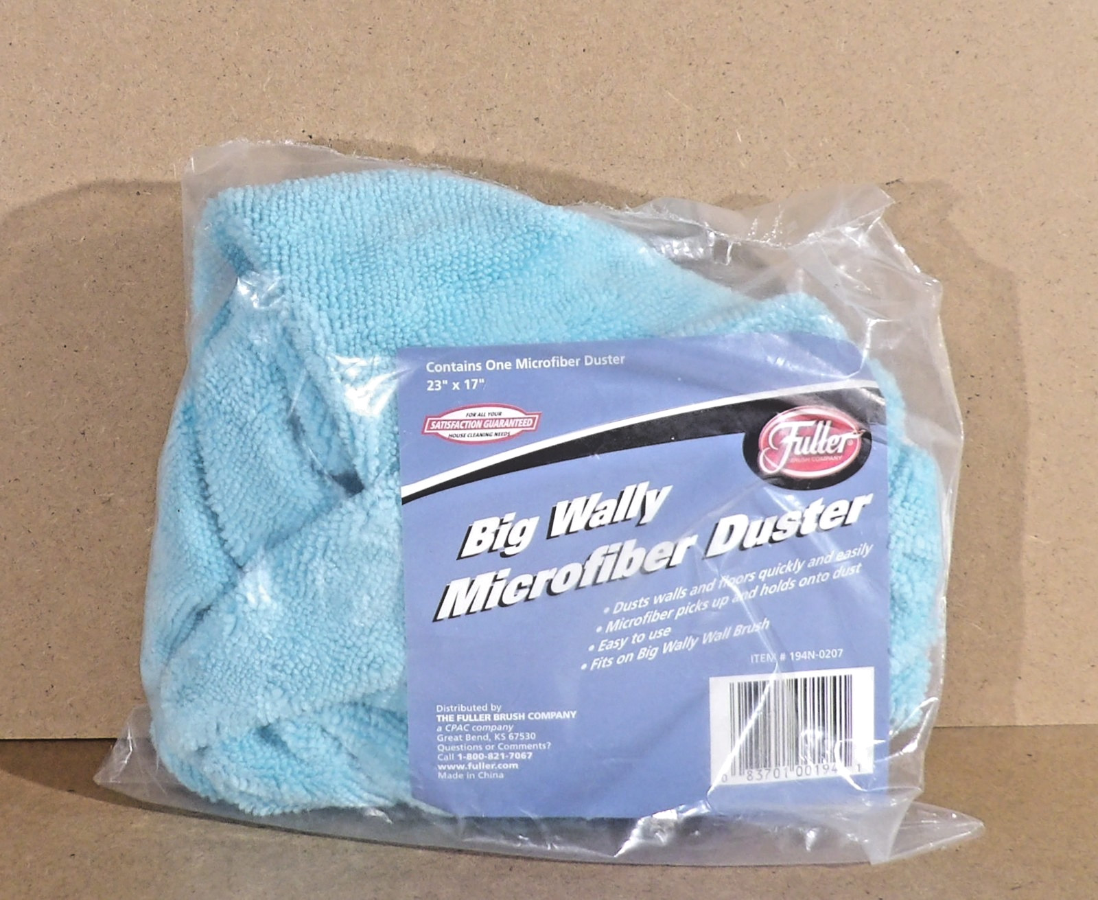 Fuller Brush Microfiber Duster 194N-0207 23″ x 17″ Fits on Big Wally Wall Brush