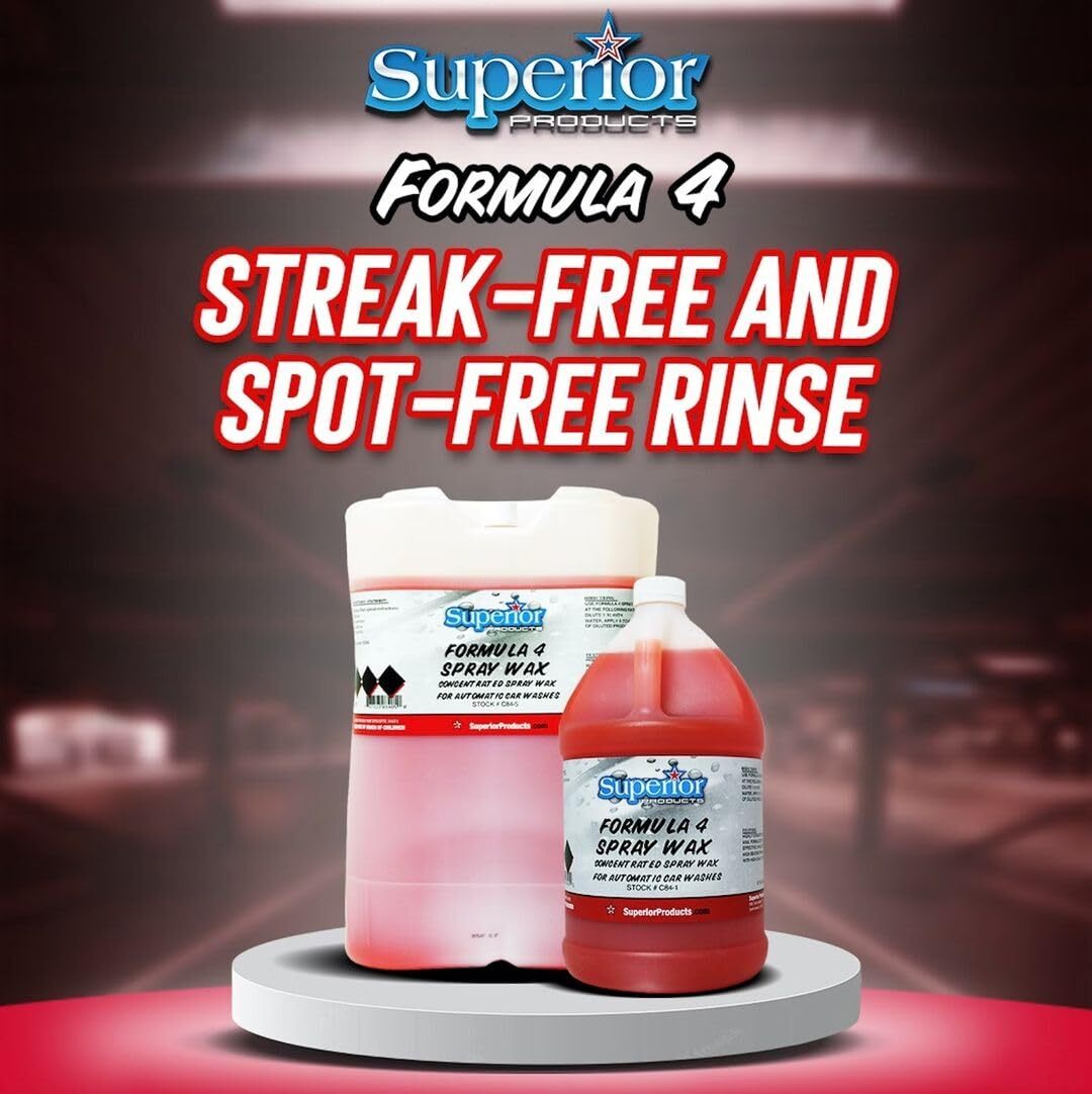 Superior Products Formula 4 Spray Wax 1 Gal