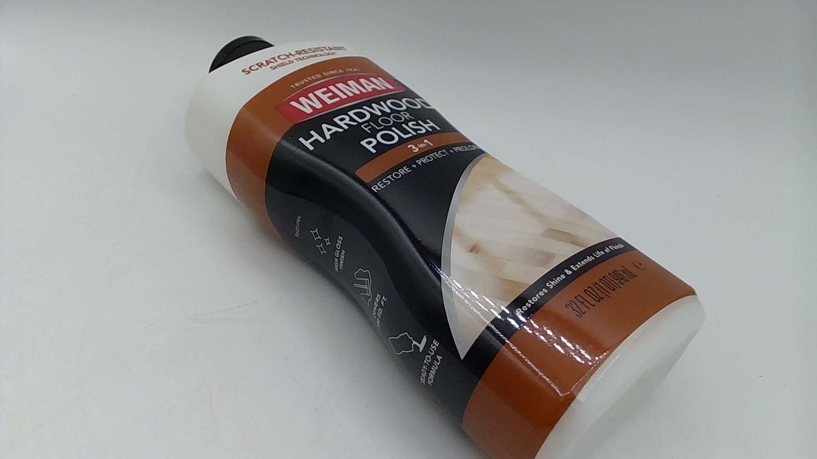 Weiman Hardwood Floor Polish – 32 Ounce – High-Traffic Hardwood