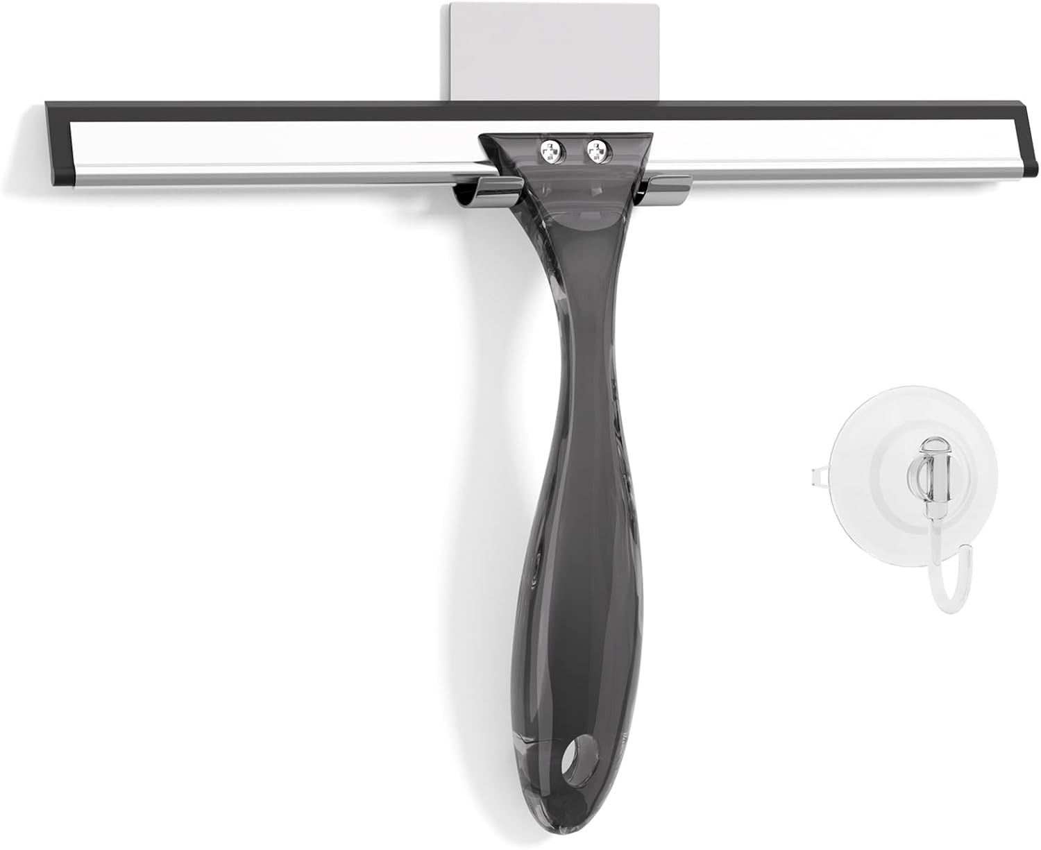 Shower Squeegee for Glass Doors,Clear Squeegee – 10 Inches, Clear
