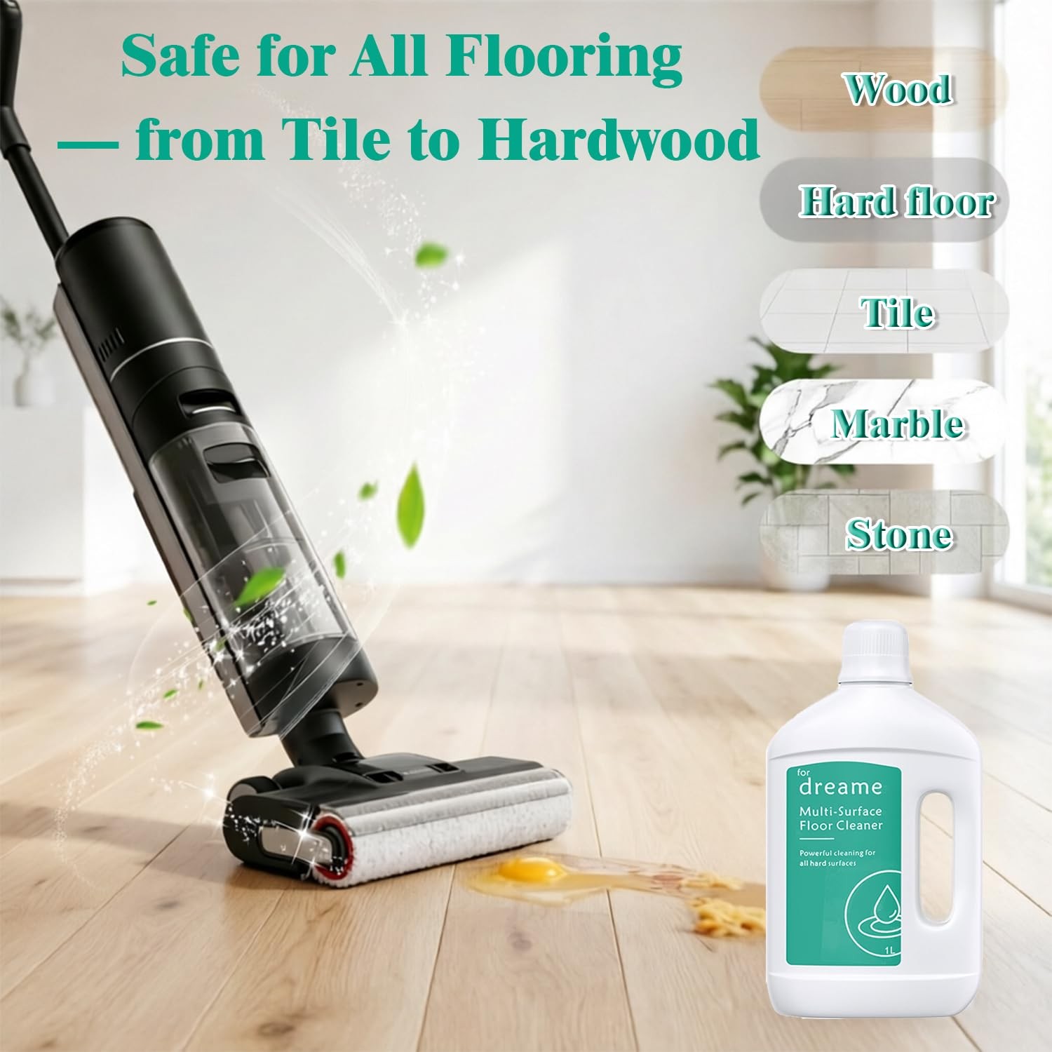 Floor Cleaning Solution with DREAME Matrix / Aqua10 / X/L Series Robot Vacuum…