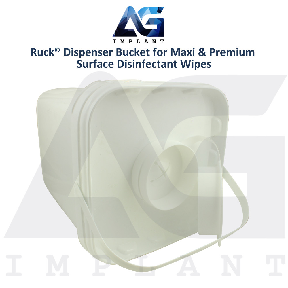 Surface Cleansing Wipes White Portable Dispenser Bucket Reusable Storage