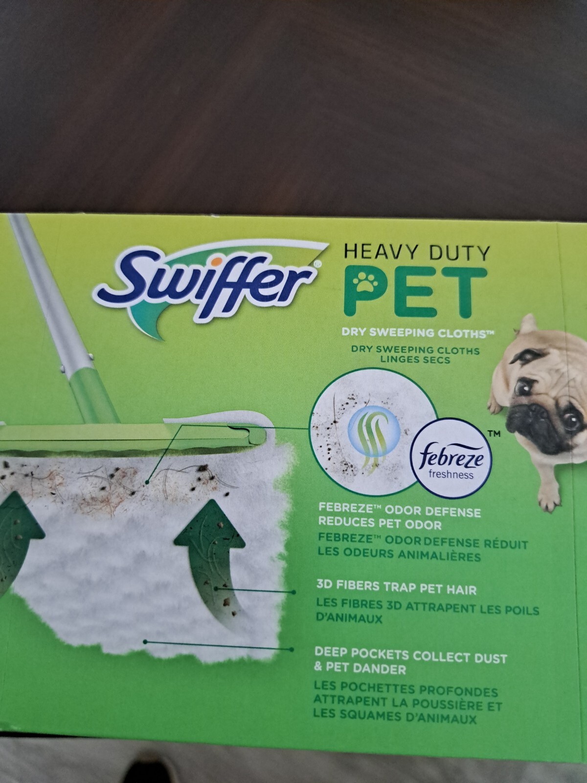 Swiffer Heavy Duty PET Sweeping Mopping Cloth Pad Refills Febreze Fresh 20ct X2