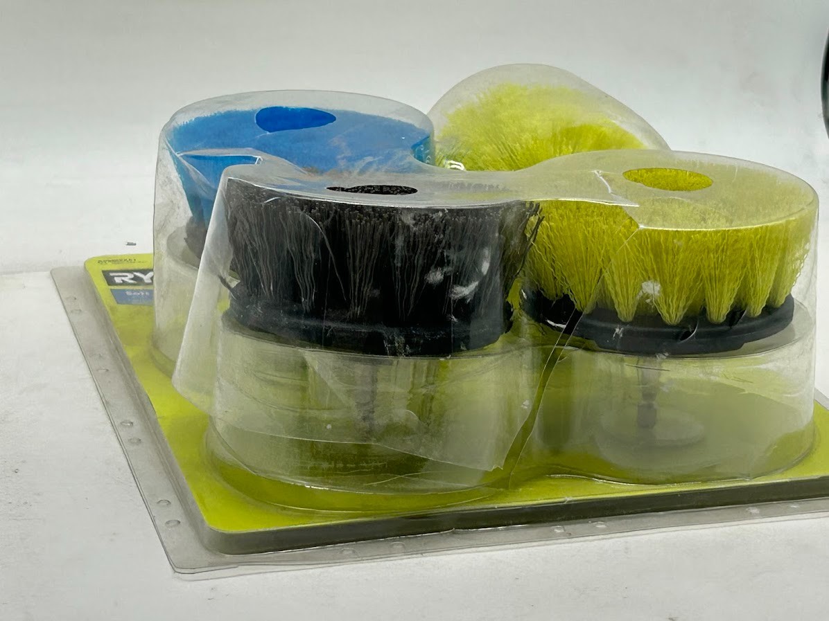 RYOBI Multipurpose Cleaning Kit w/ Hex Shank Compatibility (4-Piece)