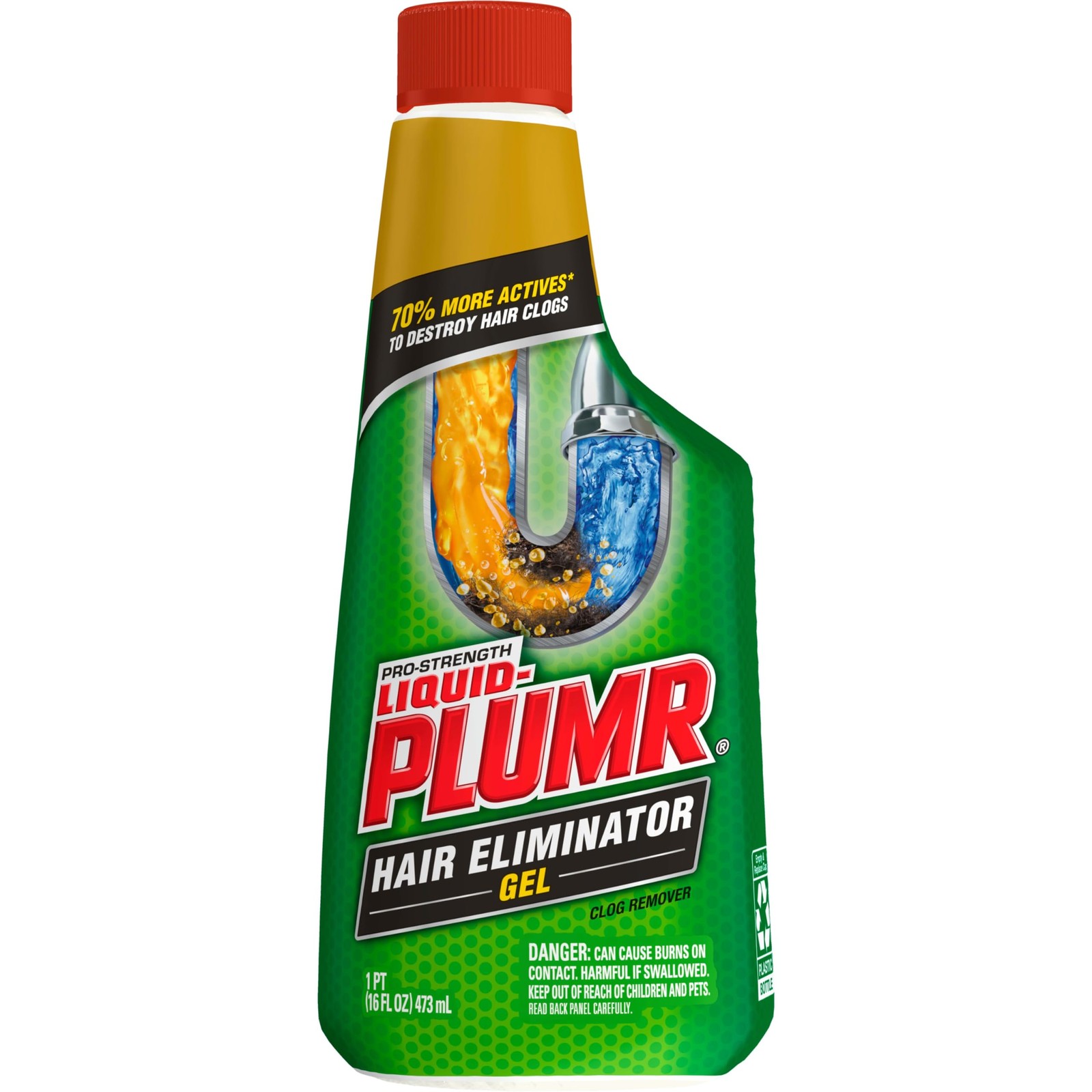 LiquidPlumr ProStrength Hair Eliminator Gel Clog Remover, Hair Clog Remover a…