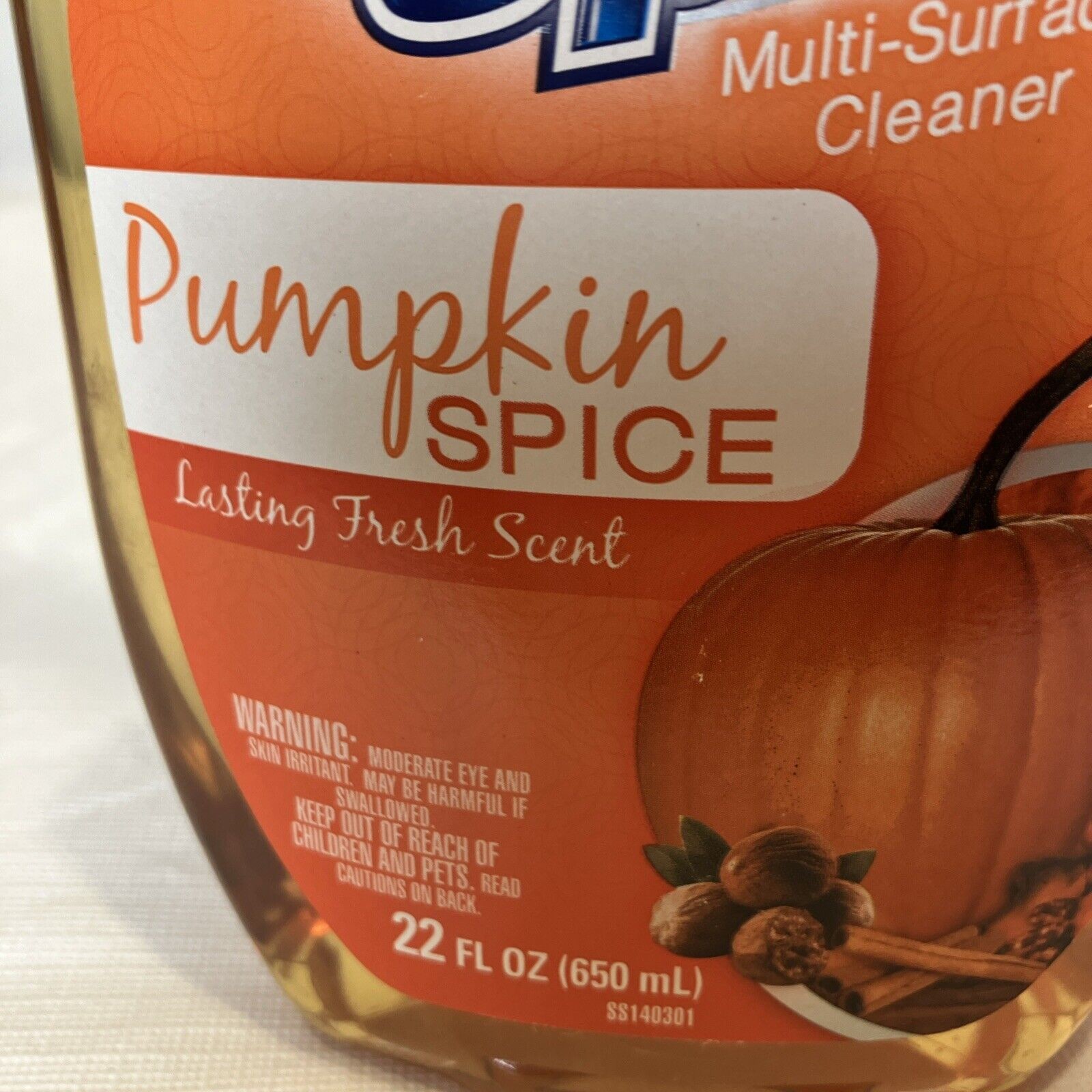 Spic And Span Pumpkin Spice Multi-surface Cleaner 22 Fl Oz RARE HTF