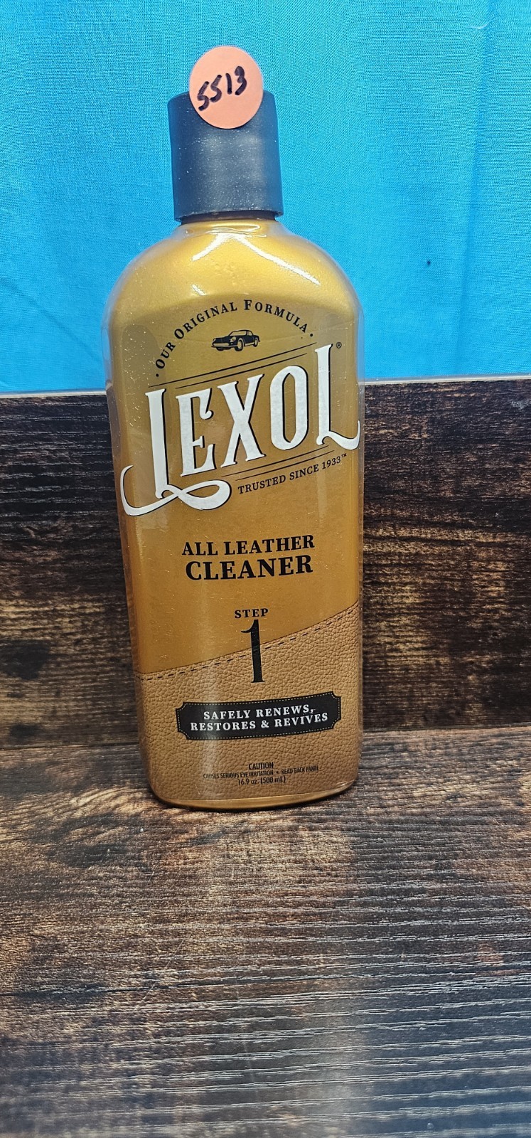 Lexol STEP 1 Leather Conditioner Safely Renews Restores Revives LXBCL16 16.9 oz.
