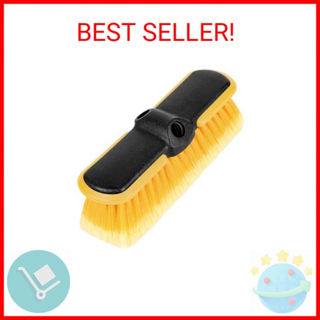 TaoTazon 10 Inch Car Wash Brush Head, Scrub Brush Attachment for Long Handle Ext