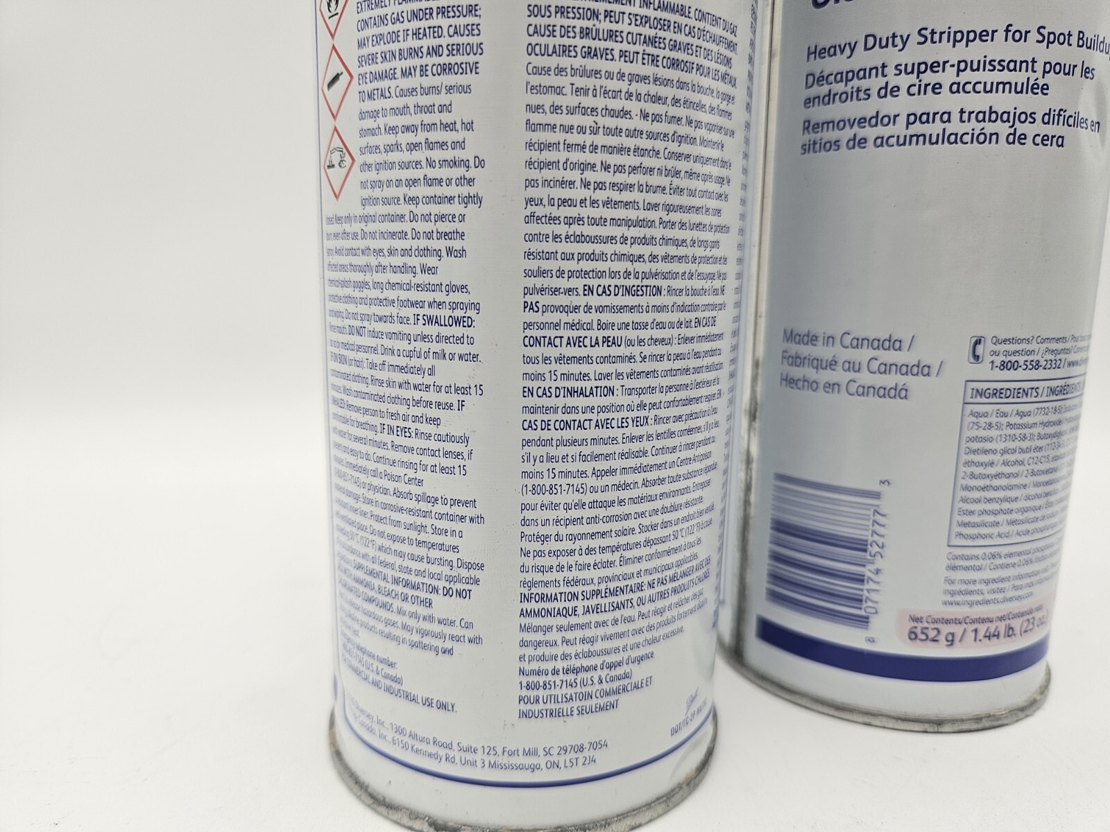 2 Pack Diversey Bravo Power Foam Commercial Cleaner Kitchen Food Service Grease